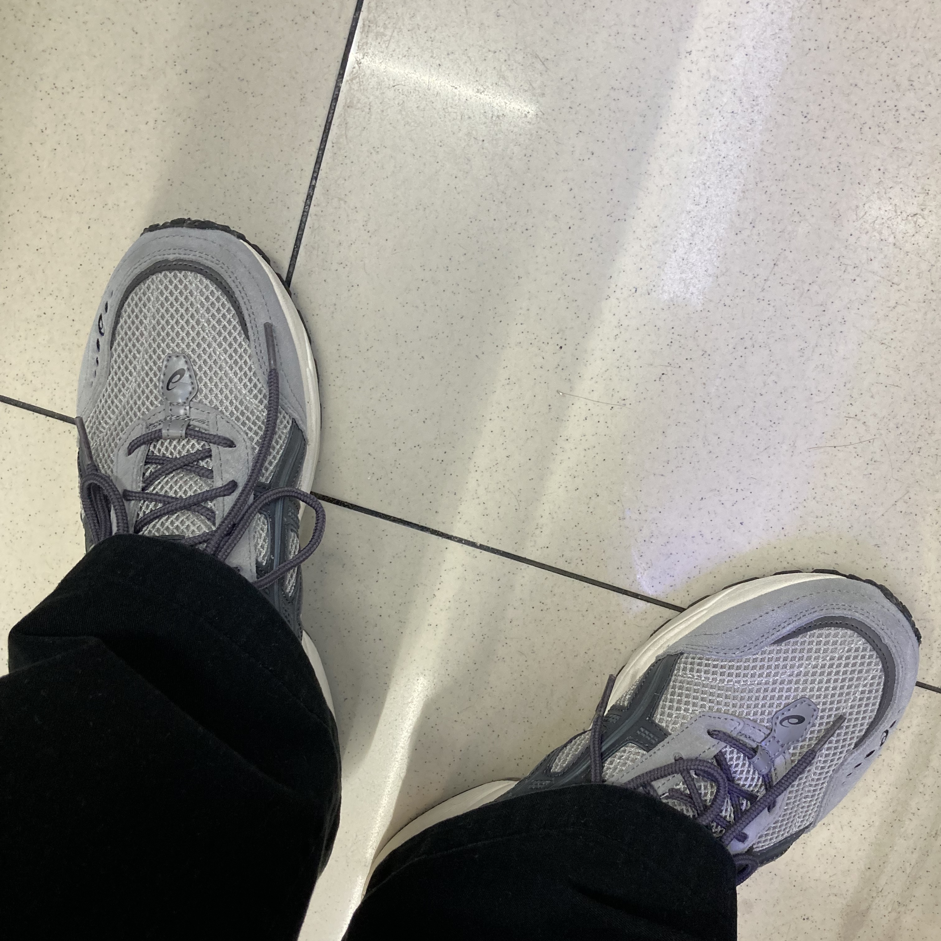 Asics Gel-1090 V2 Oyster Grey 착용 스타일