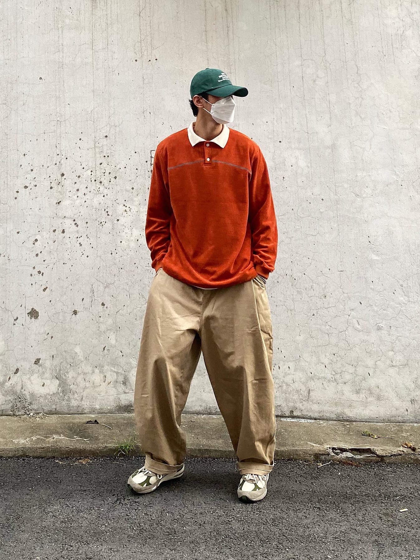New Balance x Aime Leon Dore 991 Made in UK Grey 착용 스타일 - 1