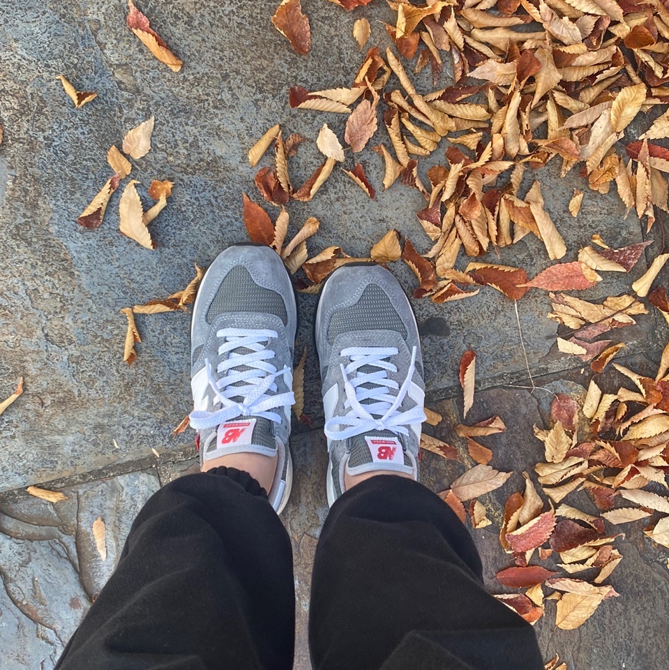 New Balance 990vs1 Made in USA Grey 착용 스타일