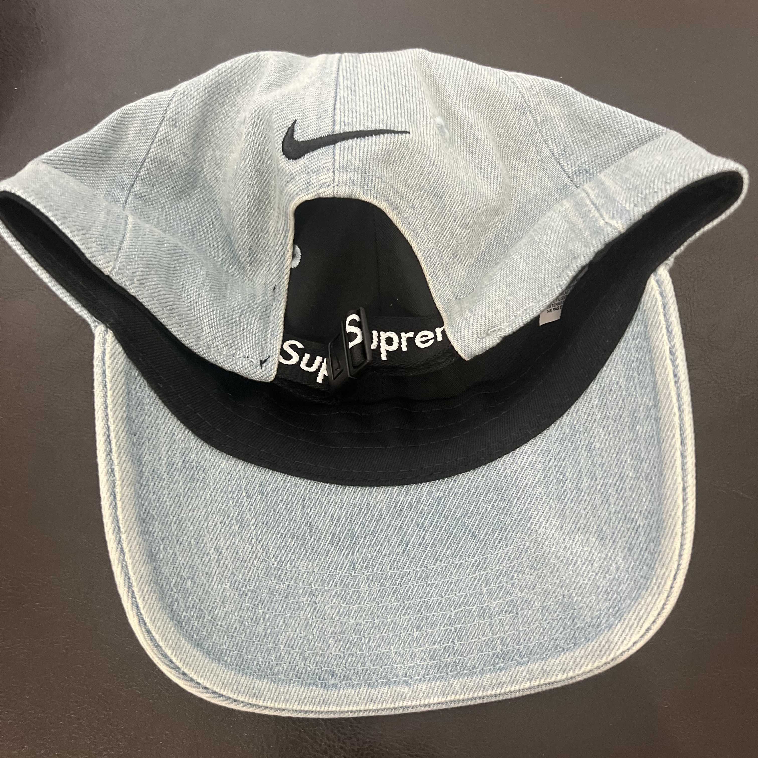 Supreme x Nike ACG Denim 6-Panel Washed Blue - 22FW 착용 스타일 - 2