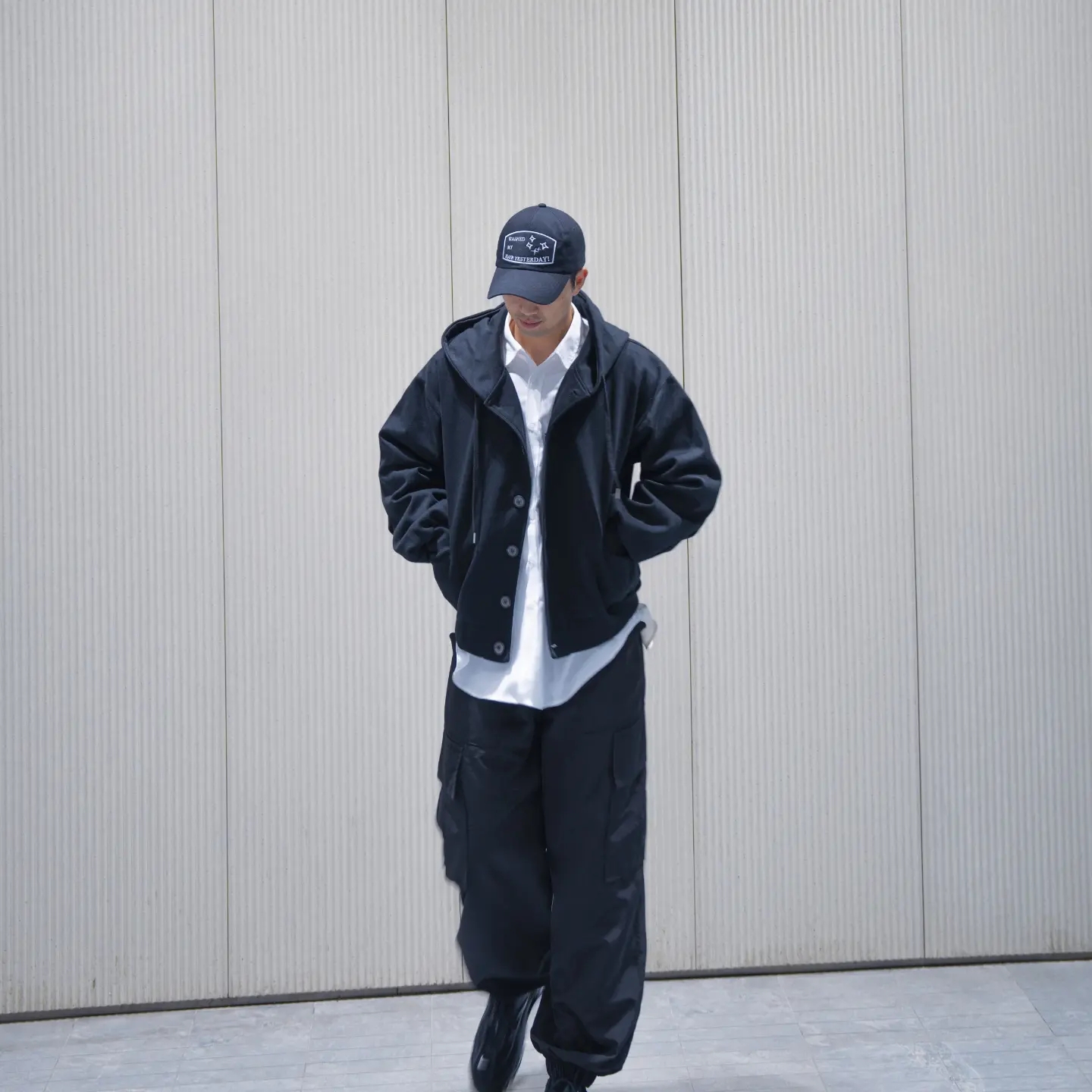 Nike x Supreme Shox Ride 2 SP Black 착용 스타일 - 3