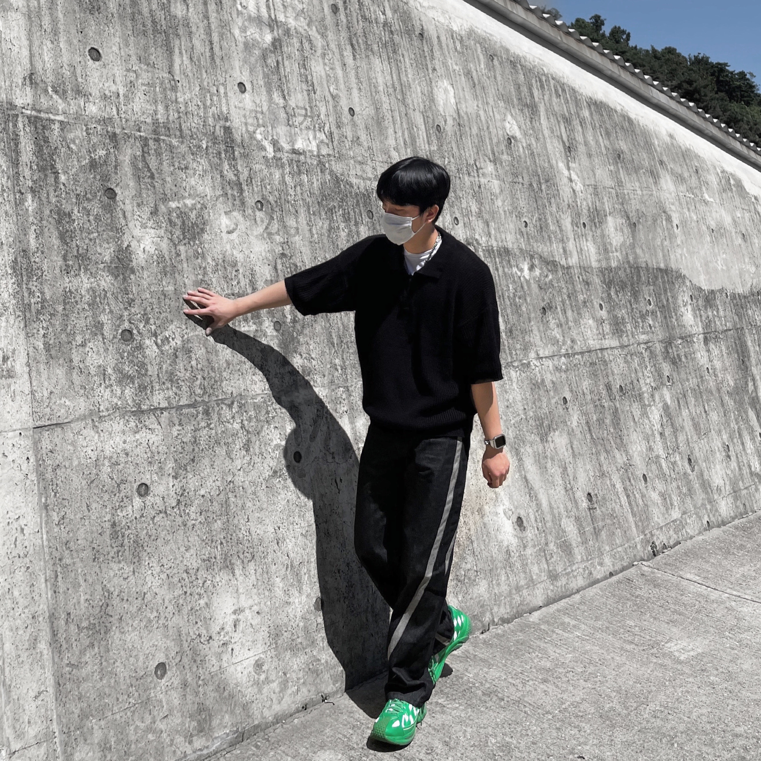 Asics x Kiko Kostadinov Gel-Kiril Cilantro 착용 스타일