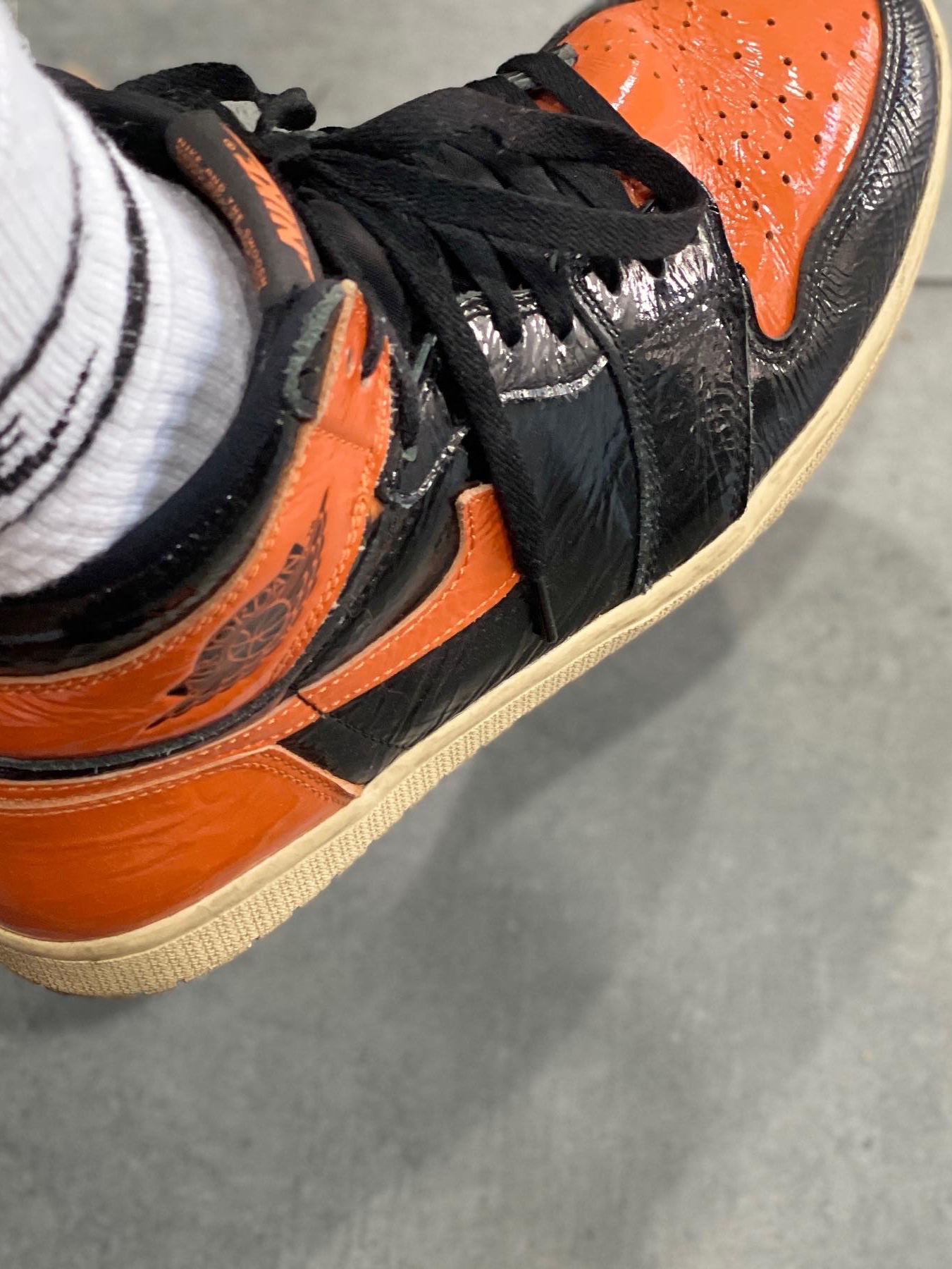 Jordan 1 Retro High Shattered Backboard 3.0 착용 스타일 - 2