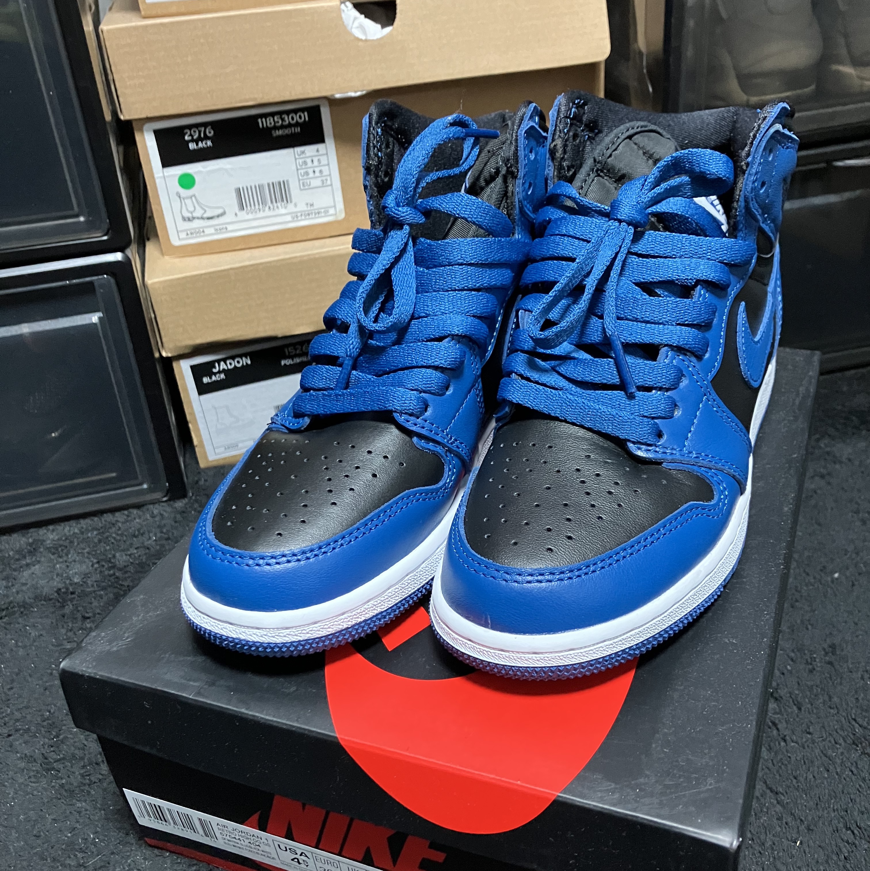(GS) Jordan 1 Retro High OG Dark Marina Blue 착용 스타일