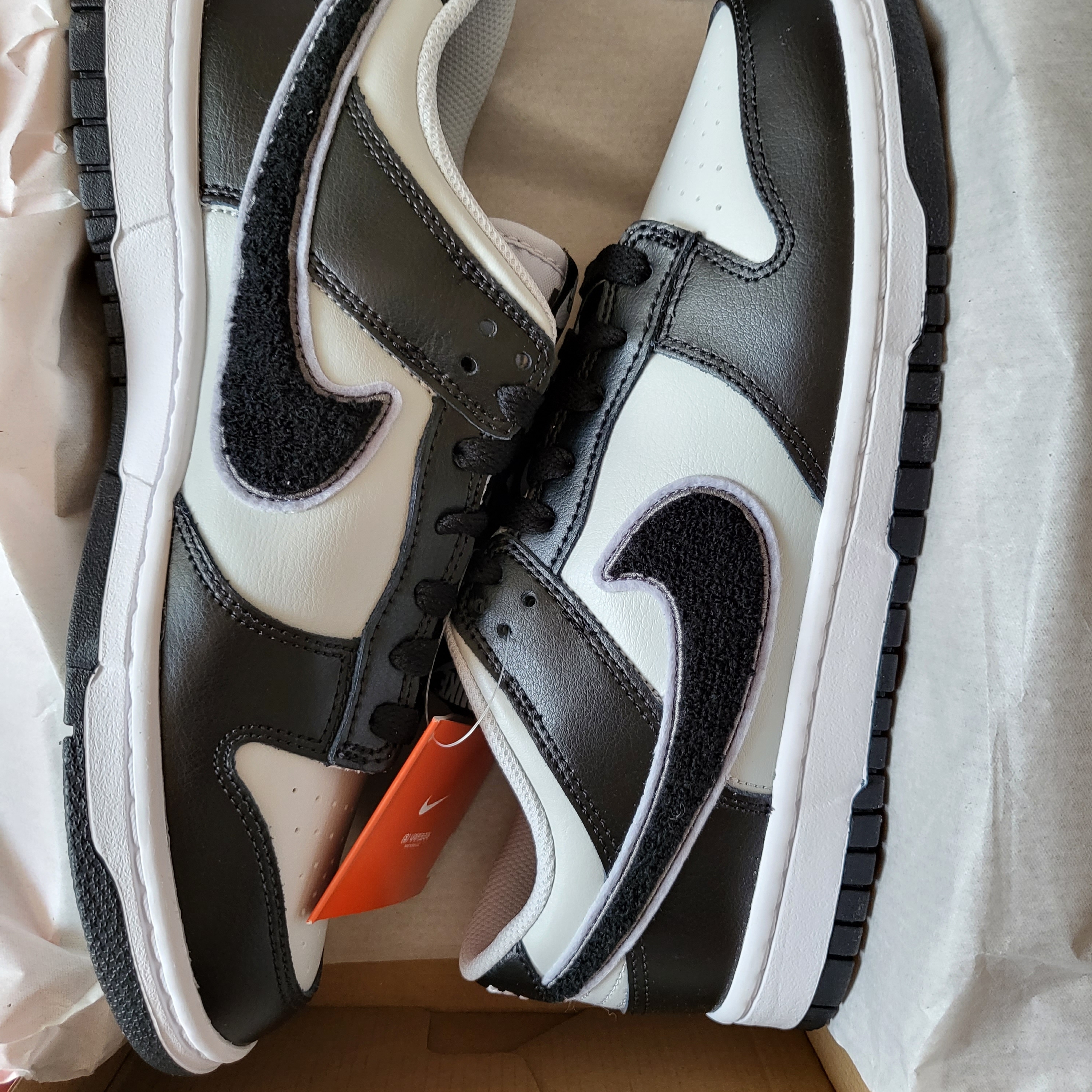 Nike Dunk Low Retro Grey Fog Black 착용 스타일 - 2