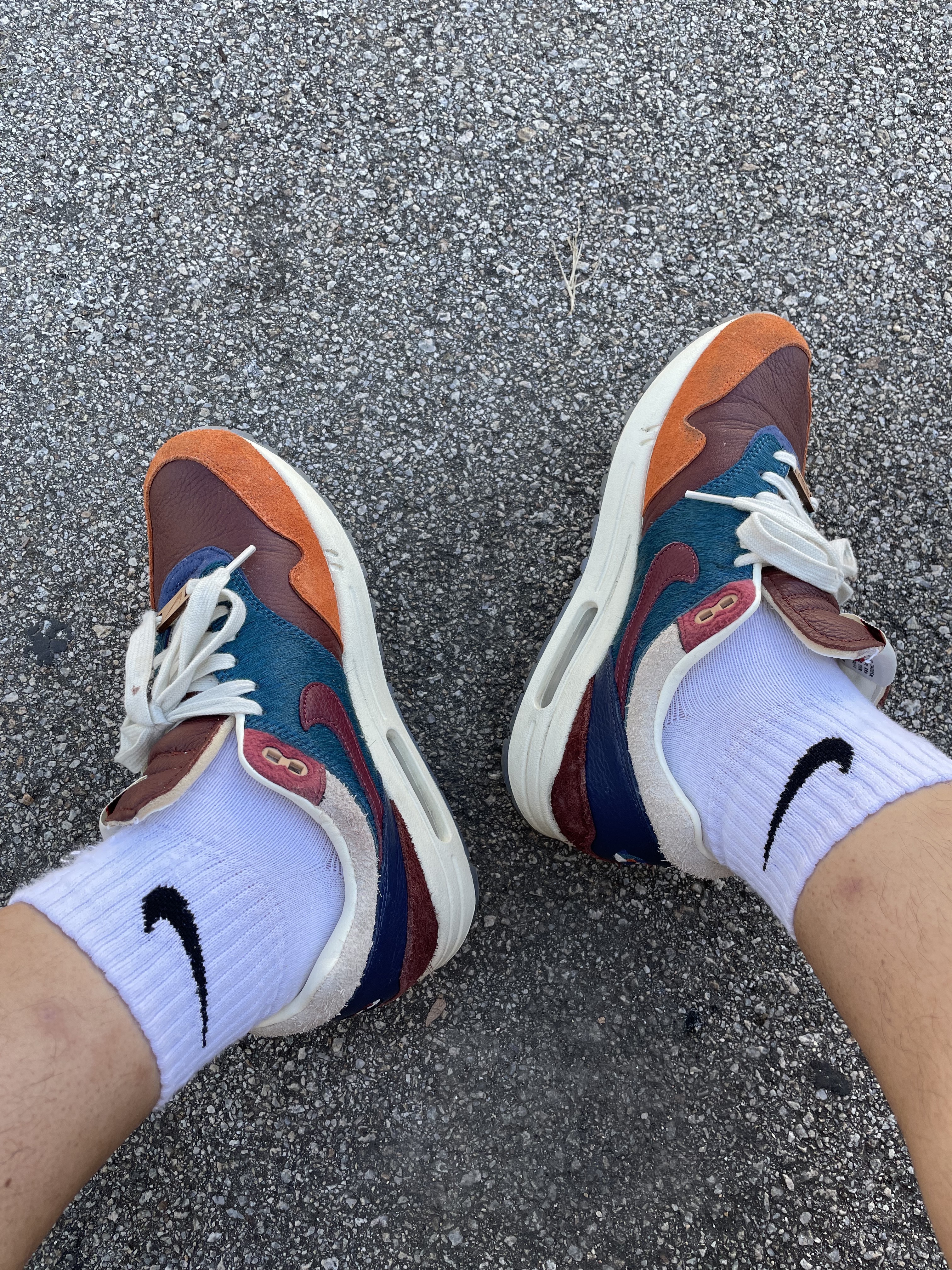 Nike x Kasina Air Max 1 SP Won-Ang Orange 착용 스타일