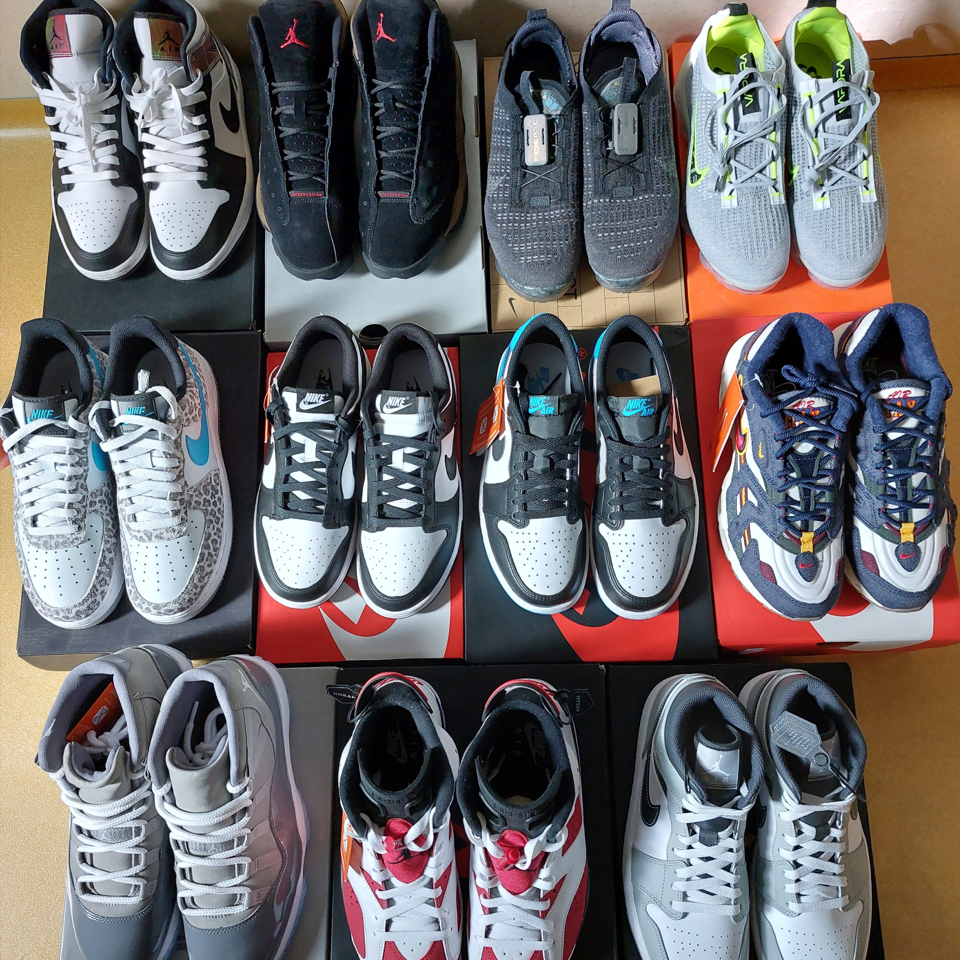 Jordan 11 Retro Cool Grey 2021, Jordan 6 Retro Carmine 2021 착용 스타일
