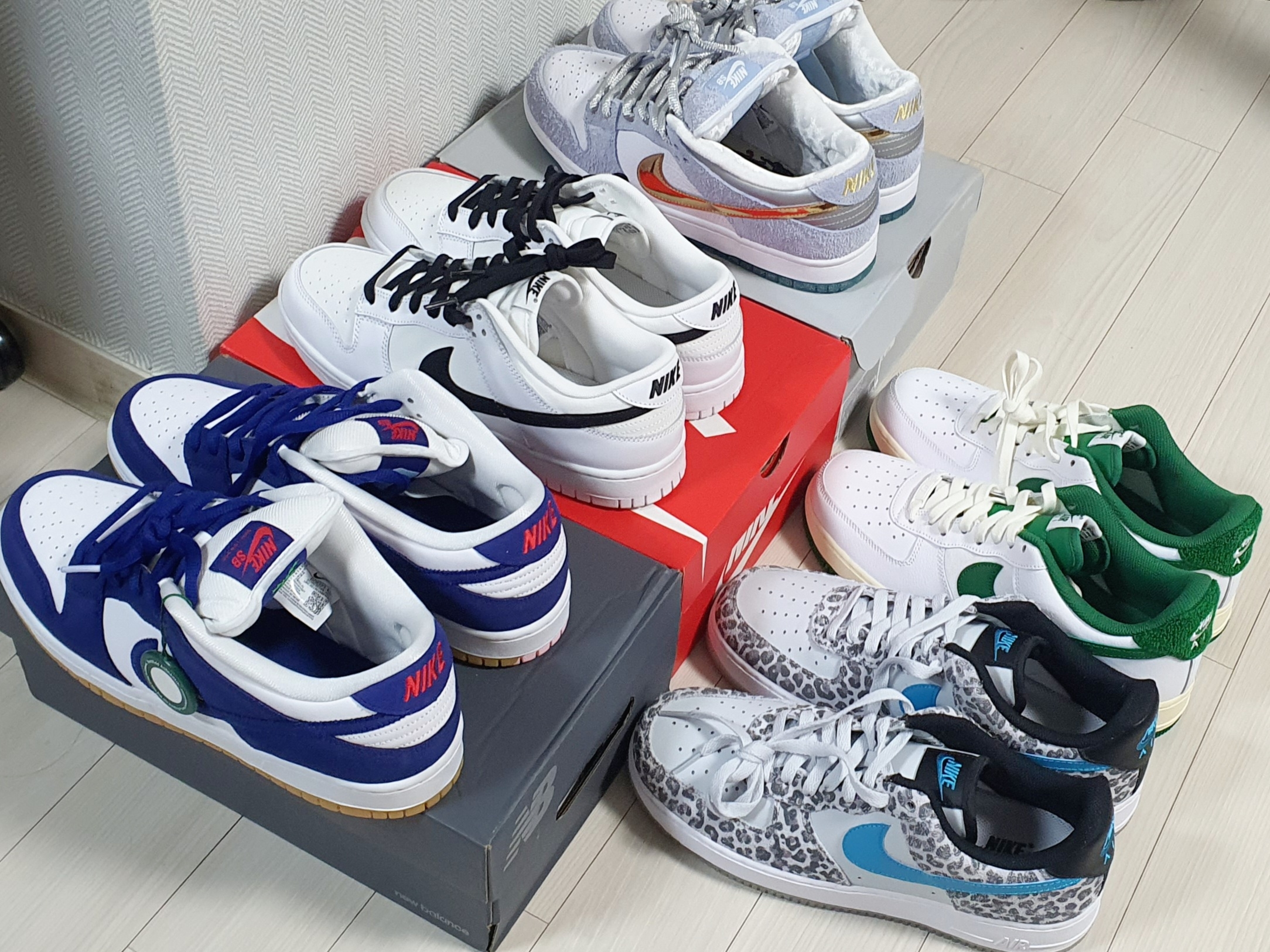 Nike Dunk Low Retro Summit White 착용 스타일