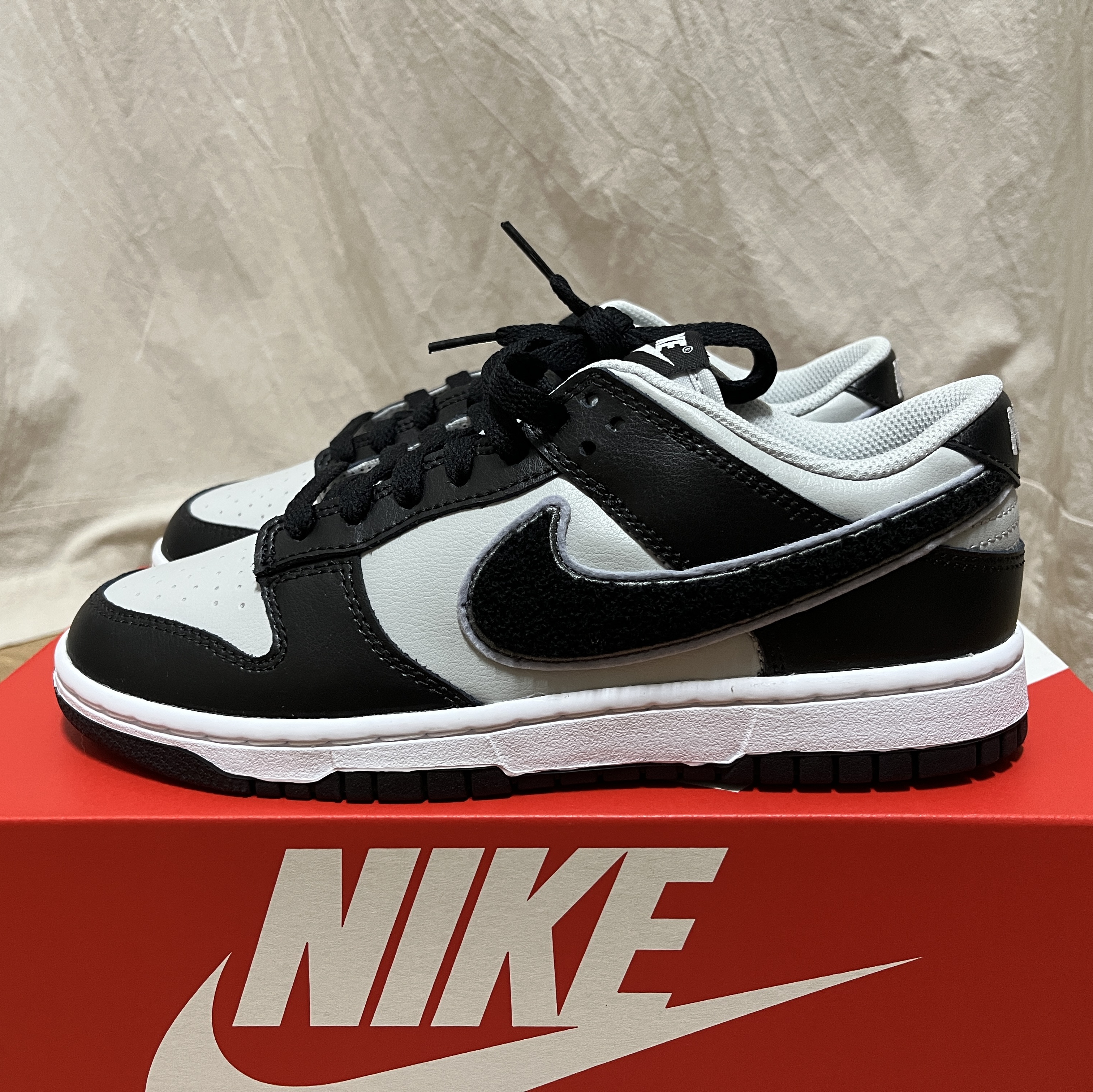 Nike Dunk Low Retro Grey Fog Black 착용 스타일