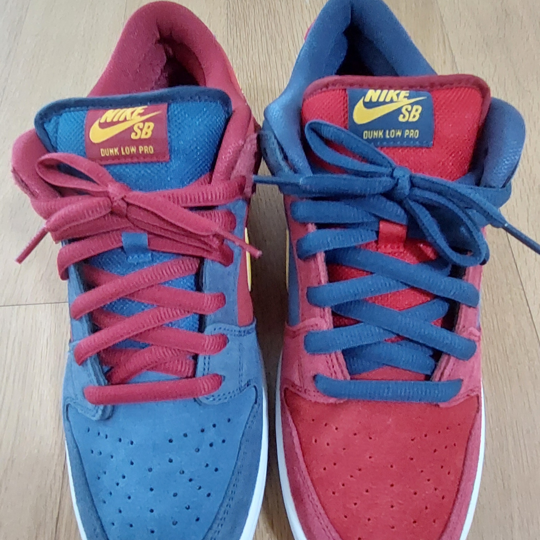 Nike SB Dunk Low Pro Premium Barcelona 착용 스타일 - 1