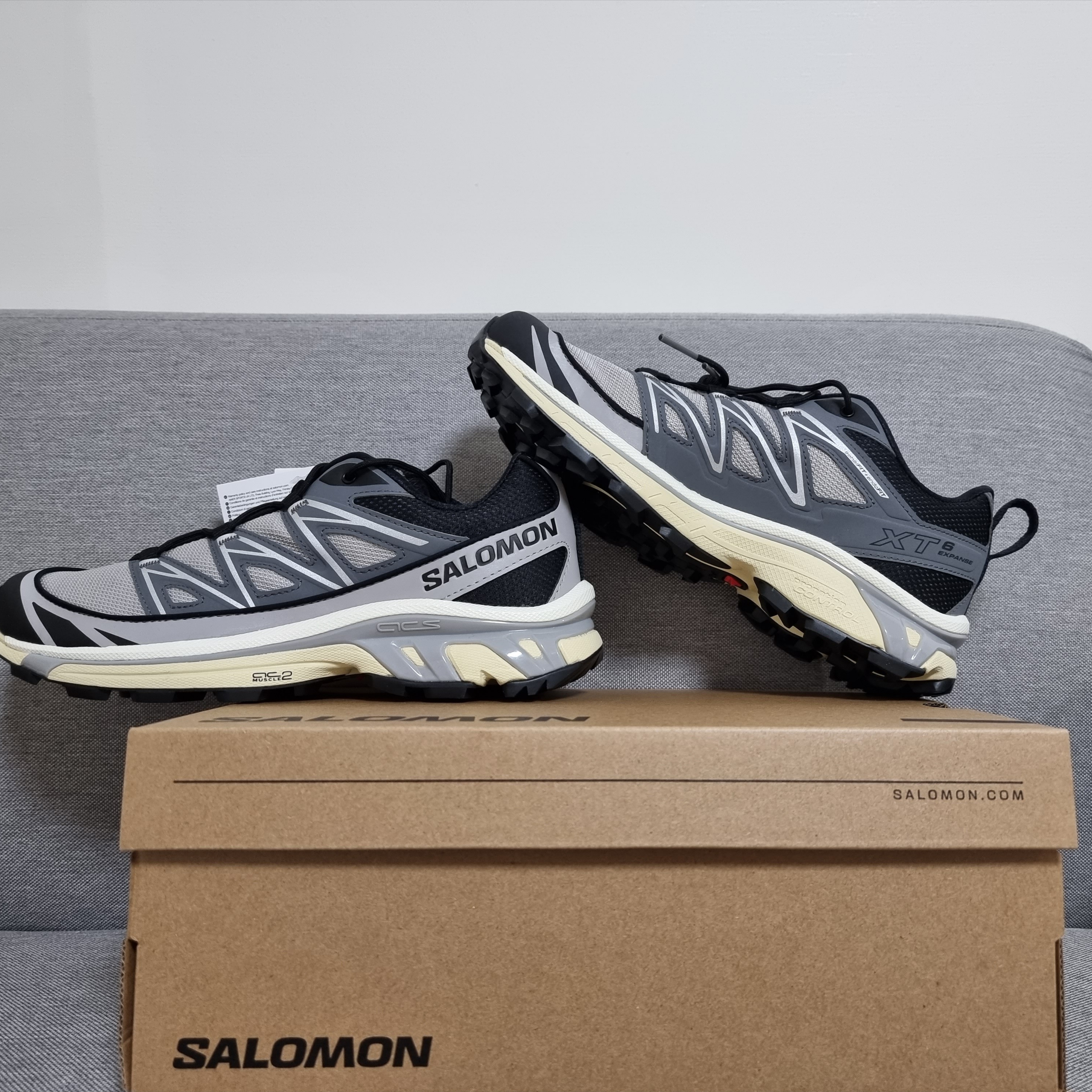 Salomon XT-6 Expanse Alloy Quiet Shade 착용 스타일
