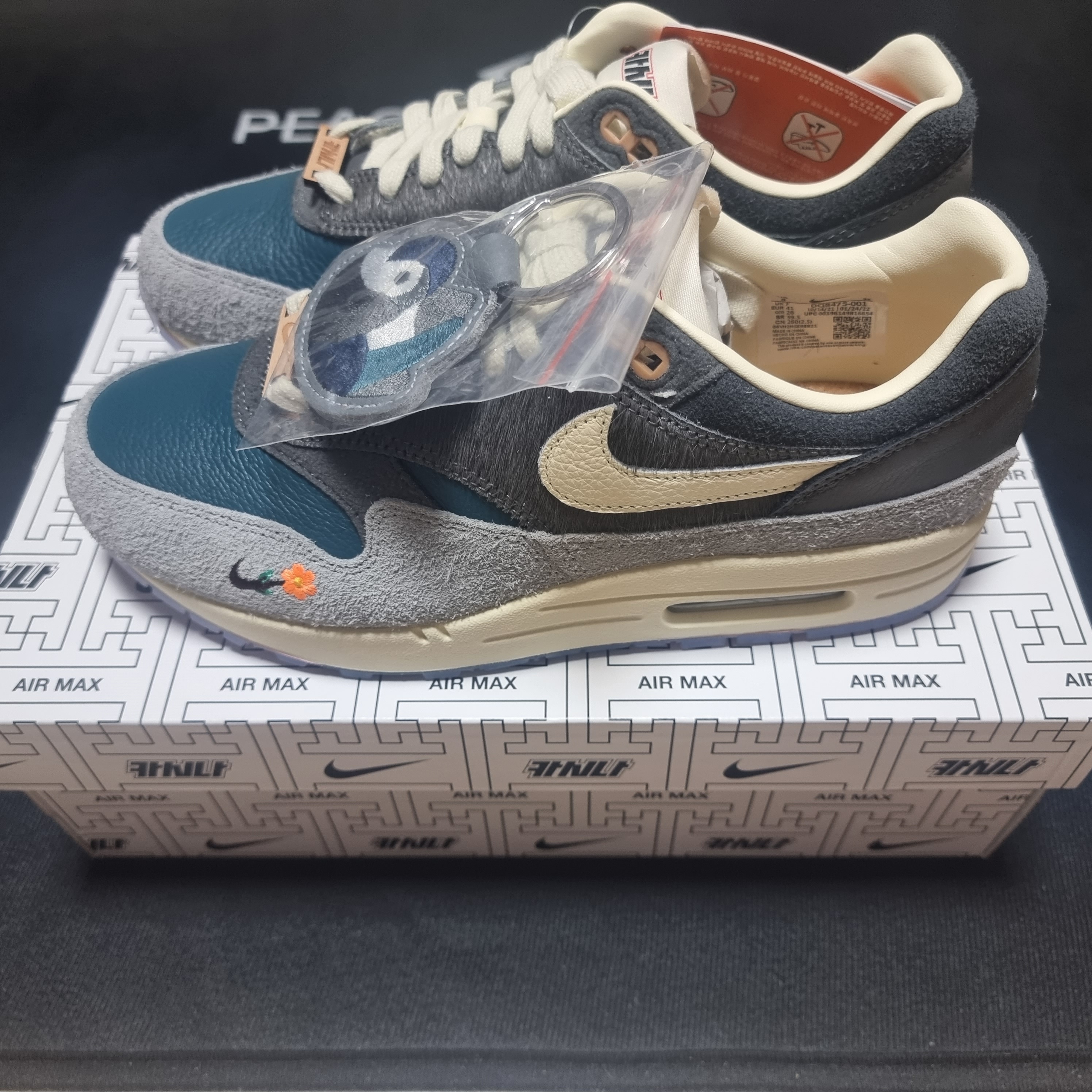 Nike x Kasina Air Max 1 SP Won-Ang Particle Grey 착용 스타일