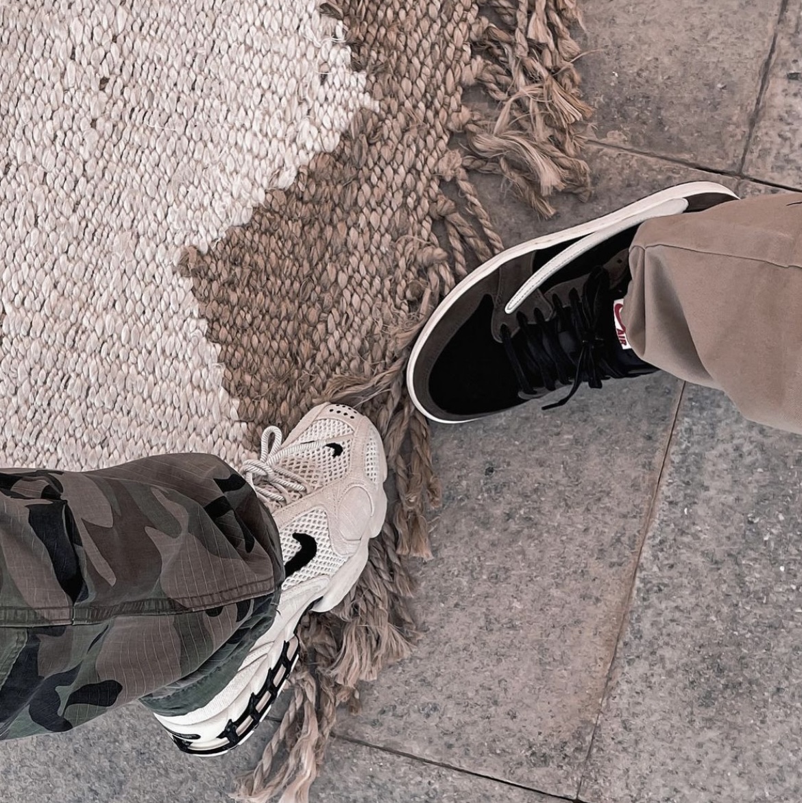 Jordan 1 x Travis Scott Retro Low OG SP Mocha 착용 스타일