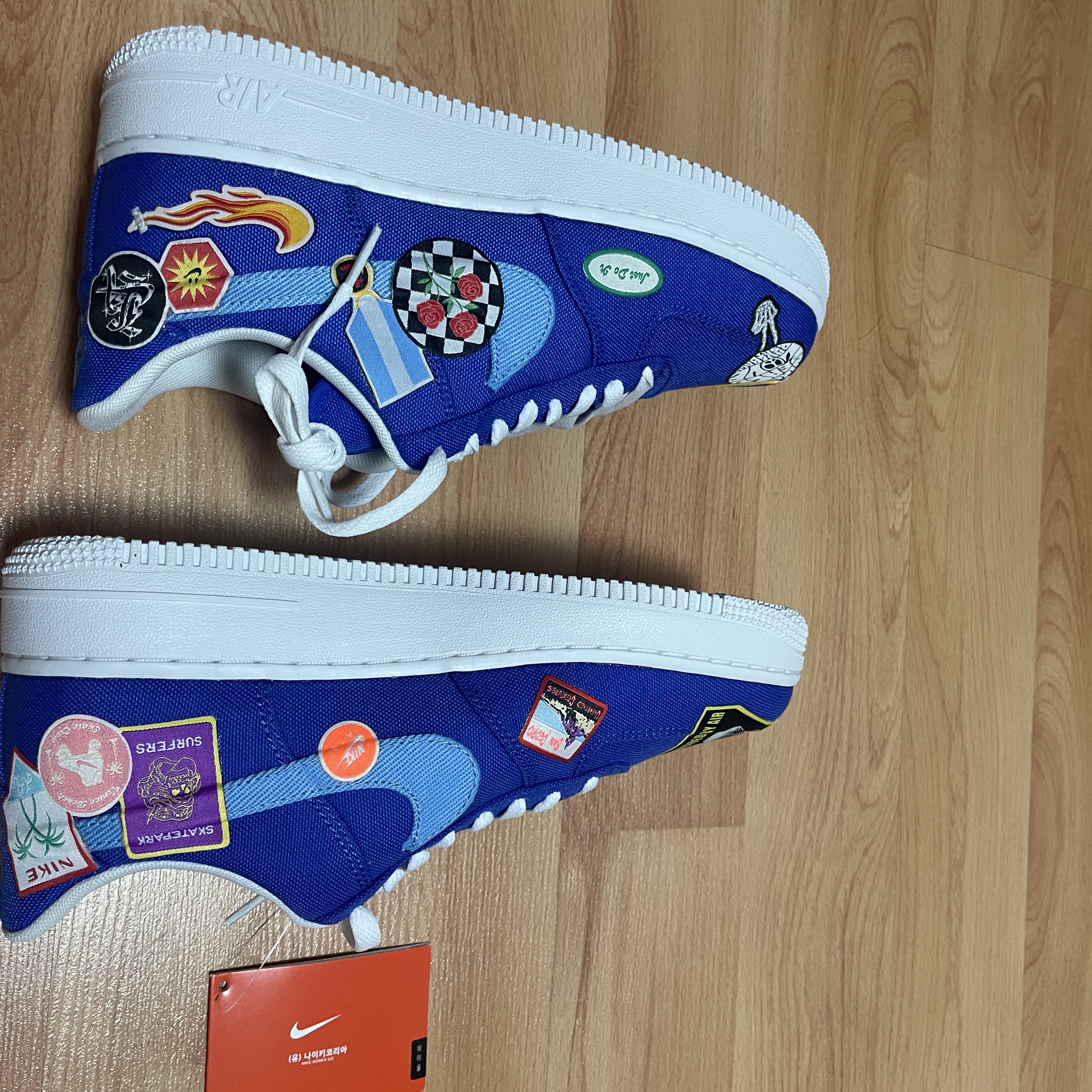 Nike Air Force 1 '07 PRM Patched Up 착용 스타일 - 1