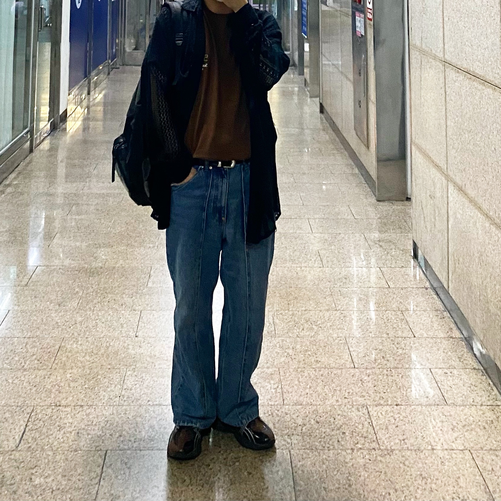 Nike x Travis Scott NRG BH S/S T-Shirt Cacao Wow - Asia, Asics HN2-S Protoblast Chocolate Brown 착용 스타일