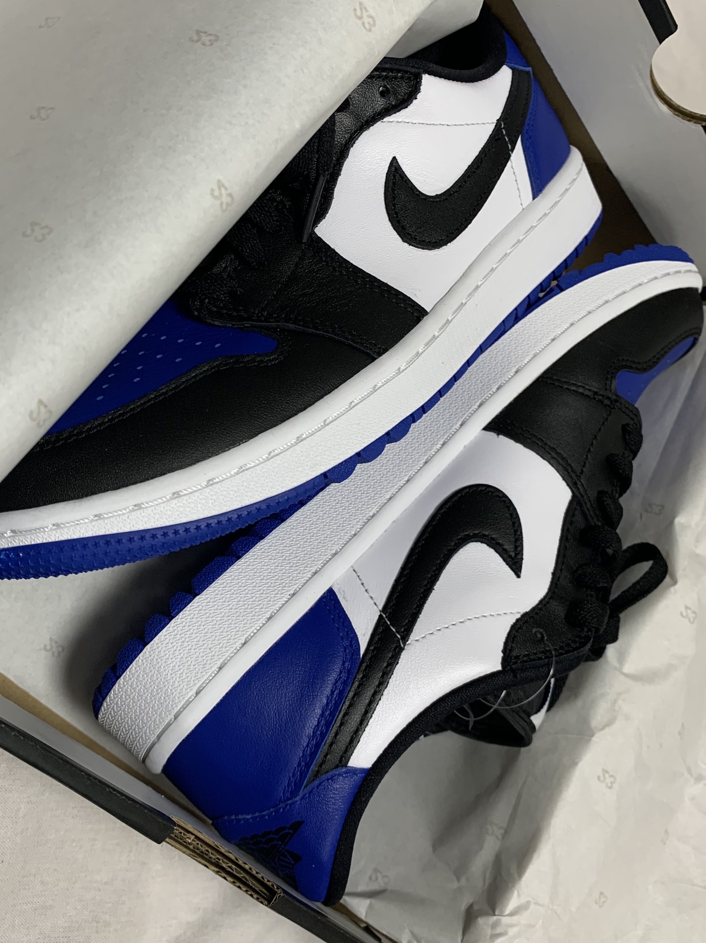 Jordan 1 Low Golf Sport Royal 착용 스타일
