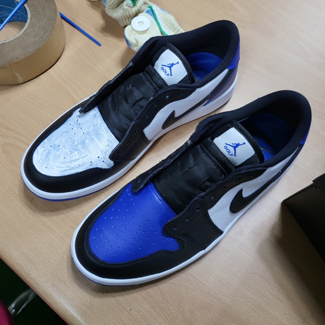 Jordan 1 Low Golf Sport Royal 착용 스타일