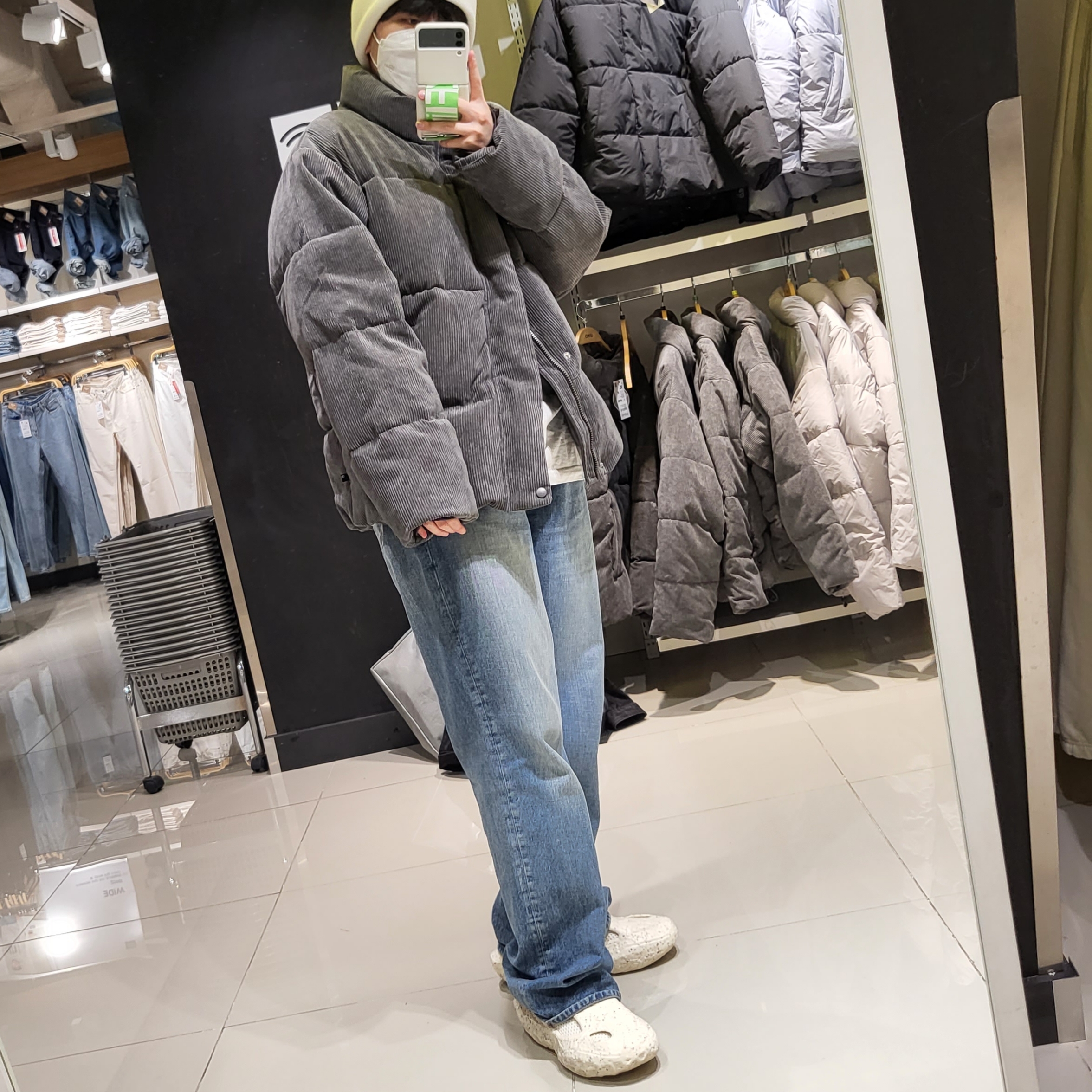 Converse Sponge Crater Natural Ivory 착용 스타일 - 3