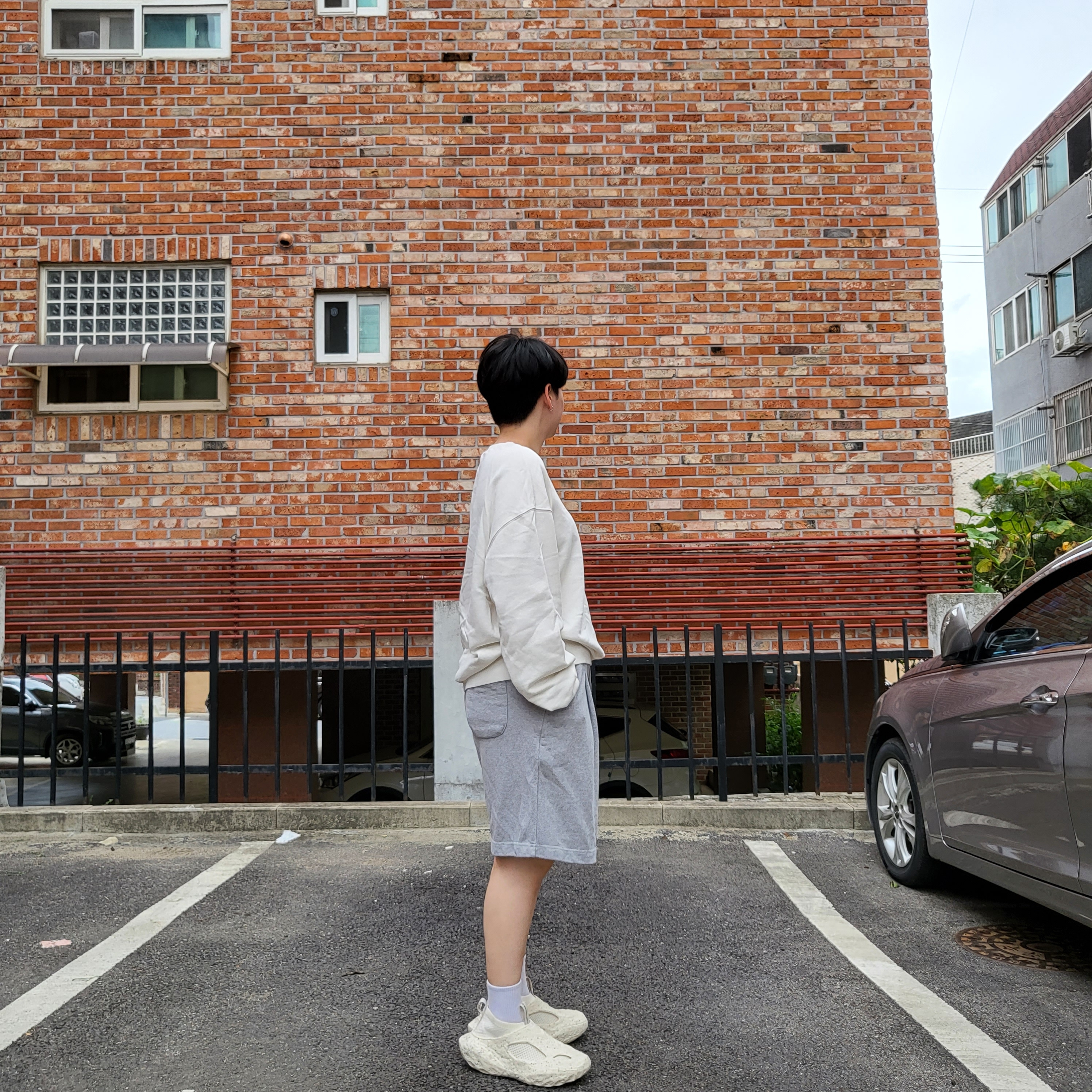Converse Sponge Crater Natural Ivory 착용 스타일 - 4