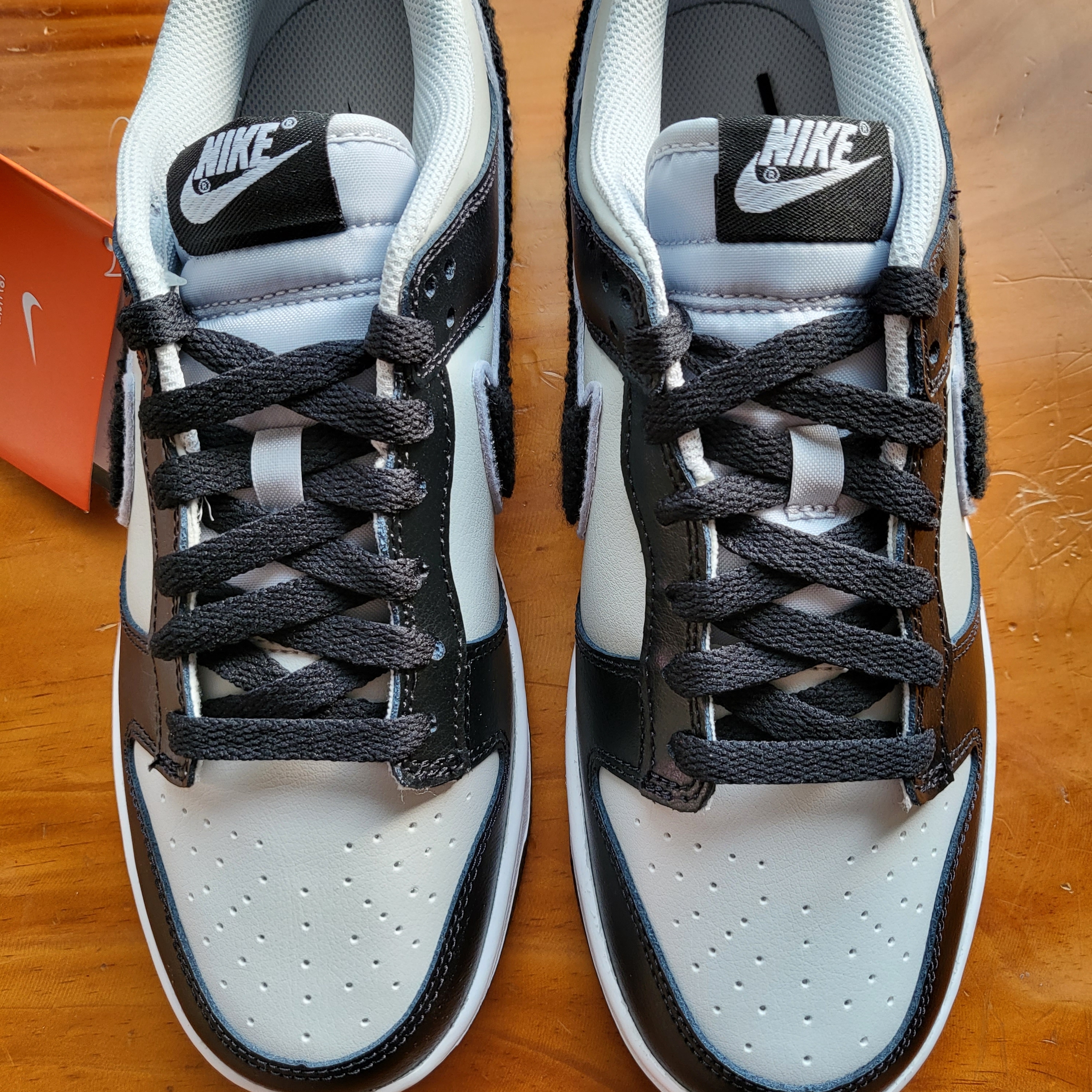 Nike Dunk Low Retro Grey Fog Black 착용 스타일 - 4