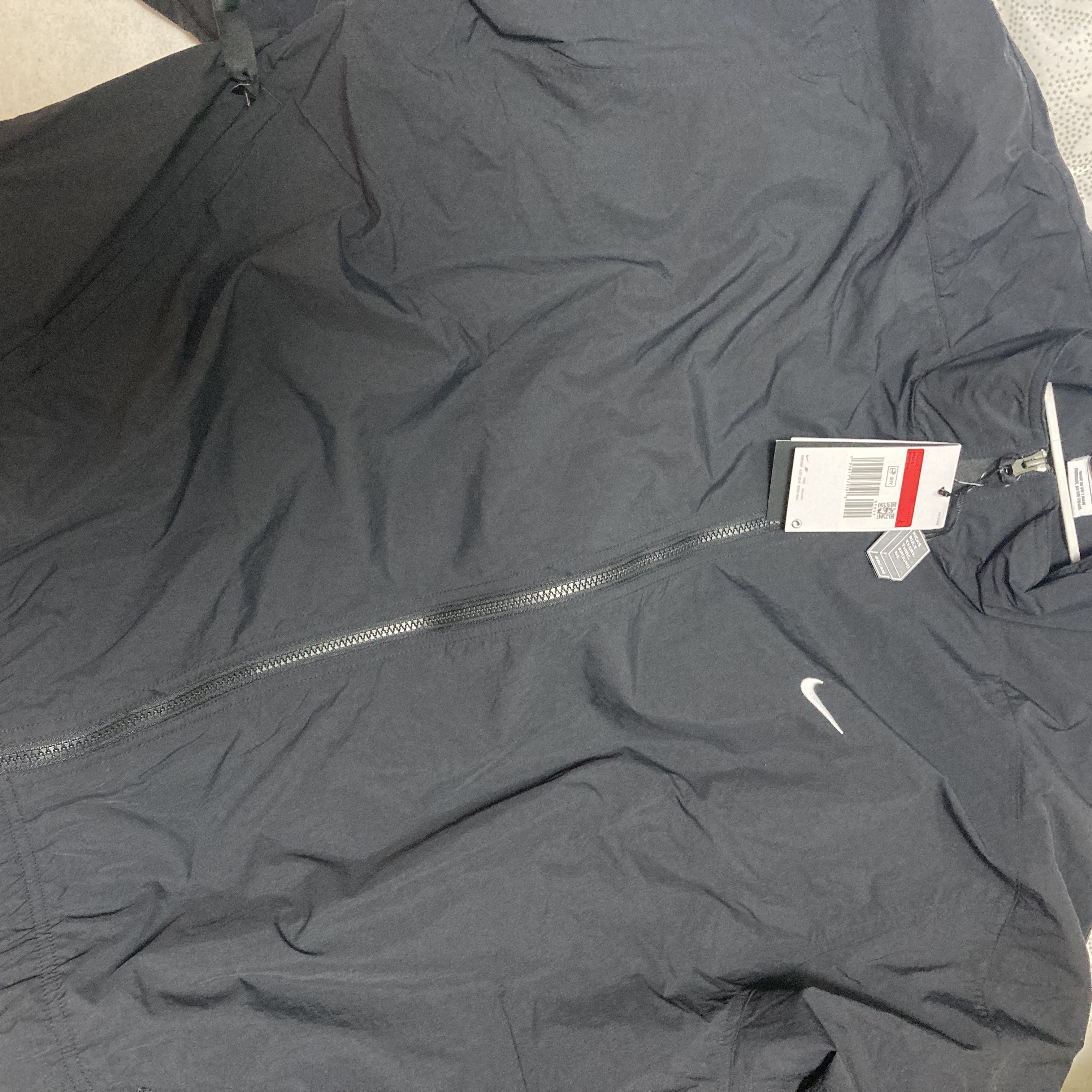Nike NRG Solo Swoosh Woven Track Jacket Black - US/EU 착용 스타일