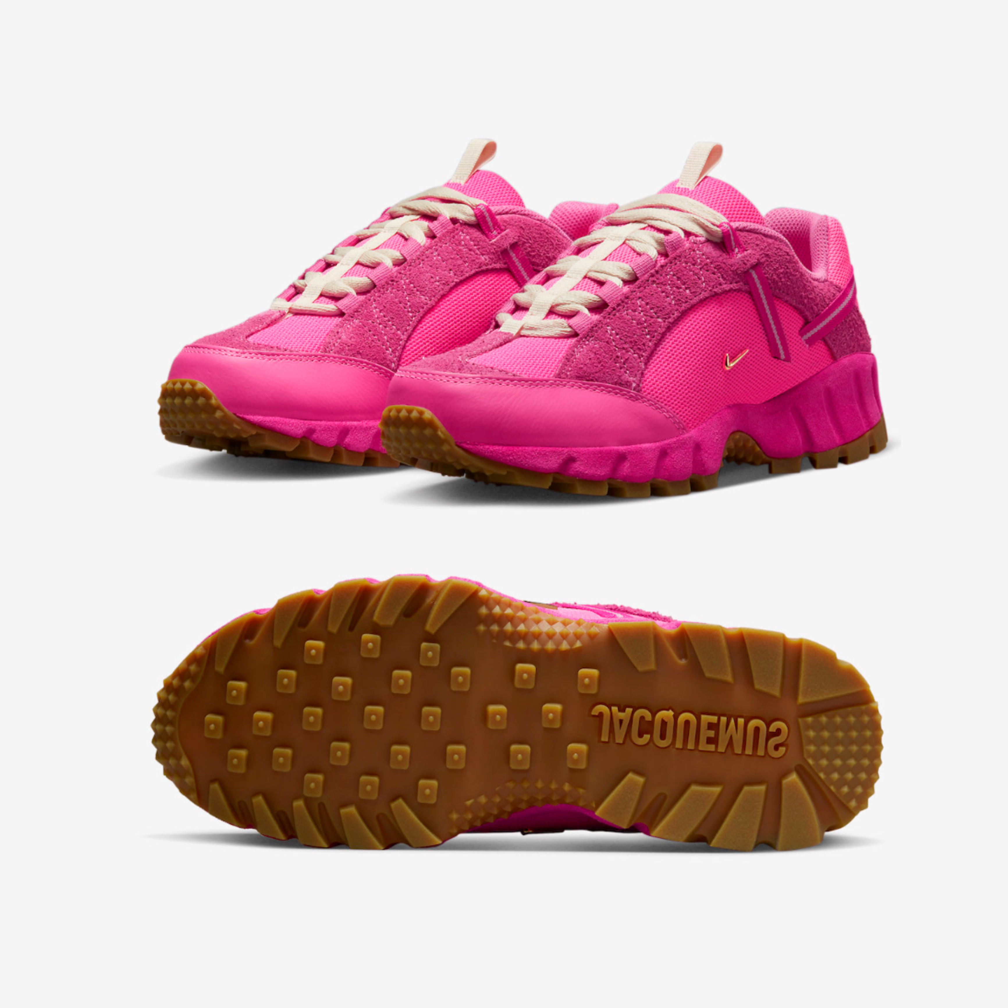 Nike x Jacquemus Air Humara LX Pink Flash 착용 스타일 - 2