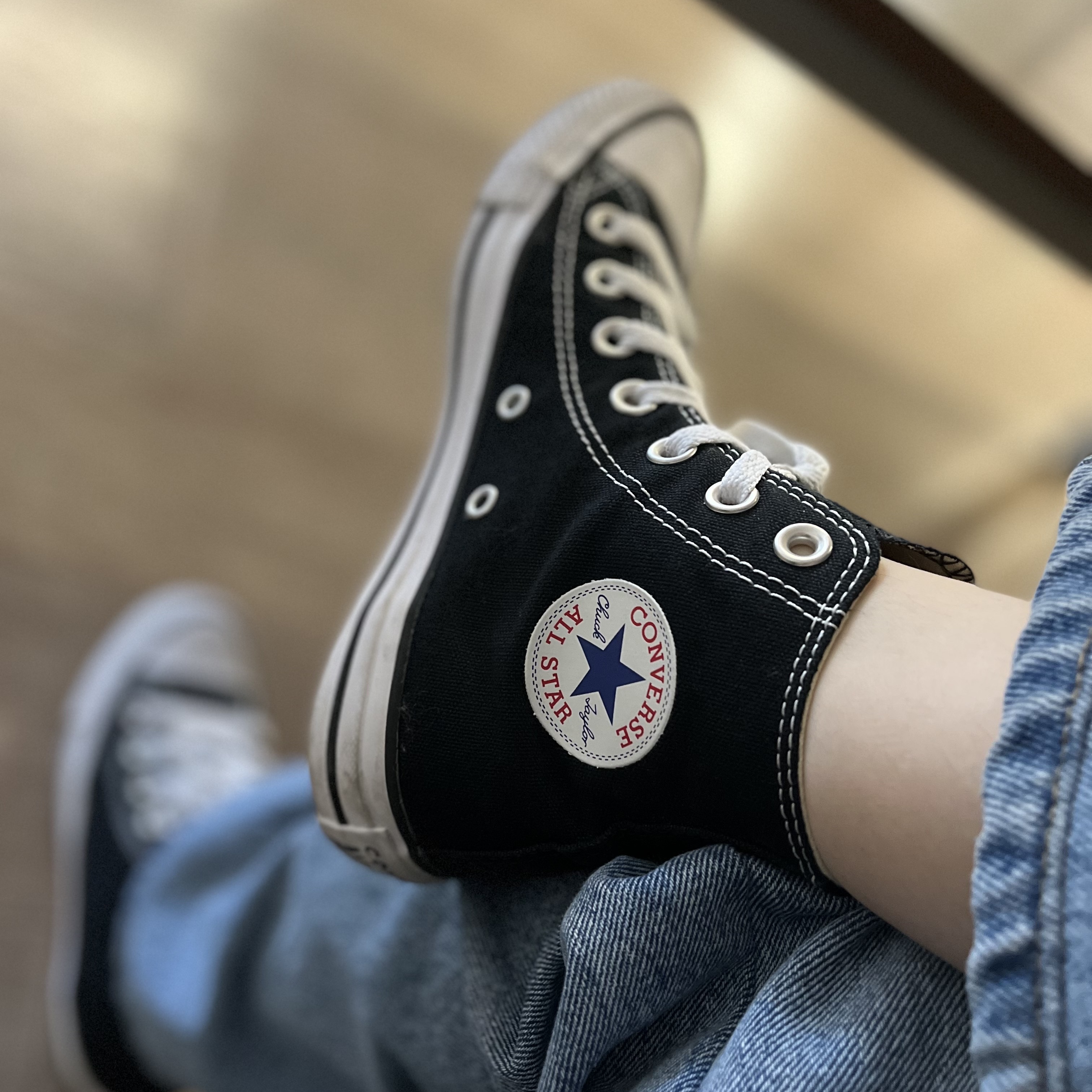Converse Chuck Taylor All Star Hi Black 착용 스타일