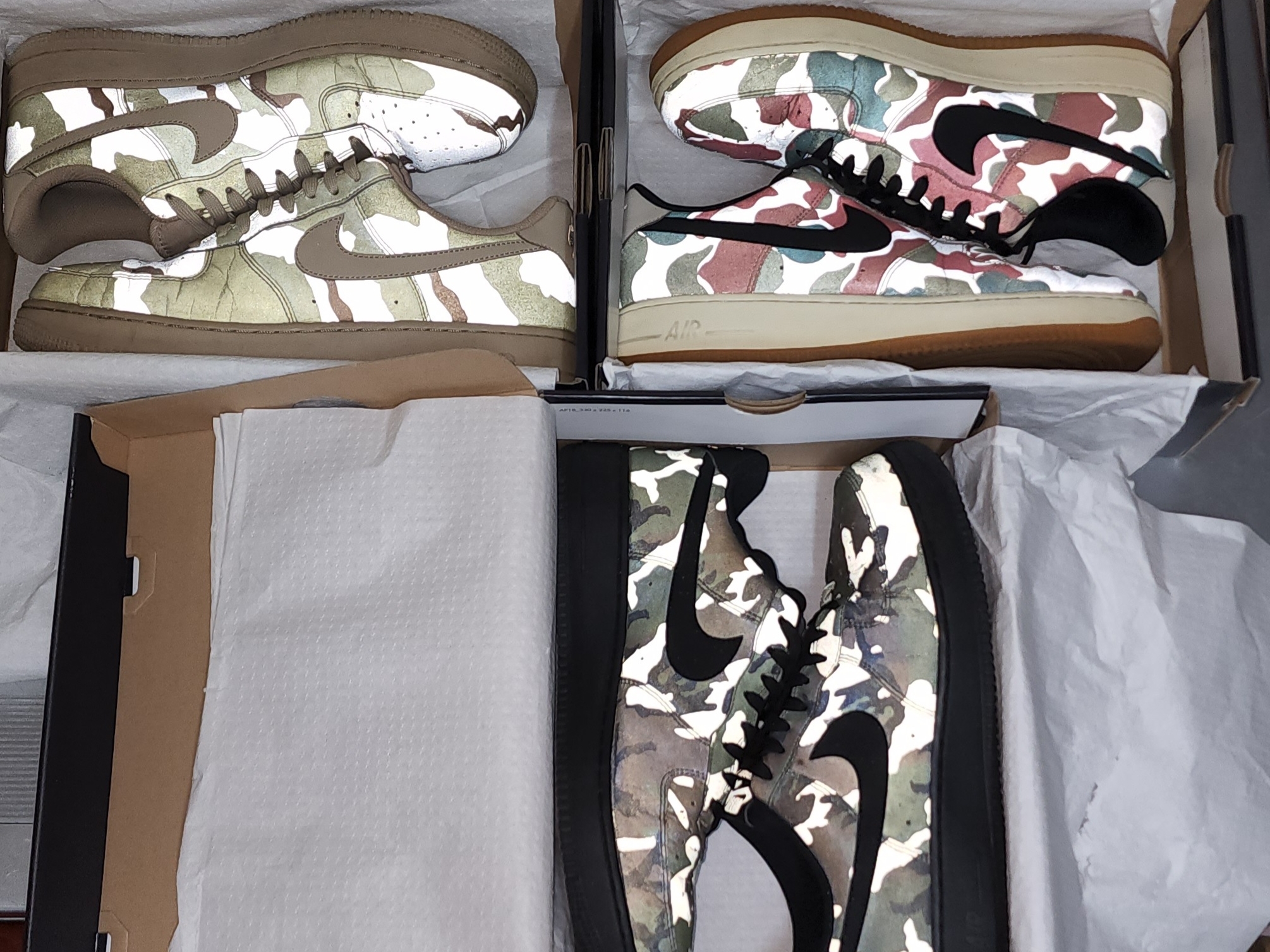 Nike Air Force 1 Low Reflective Duck Camo, Nike Air Force 1 Low Reflective Desert Camo 착용 스타일 - 2