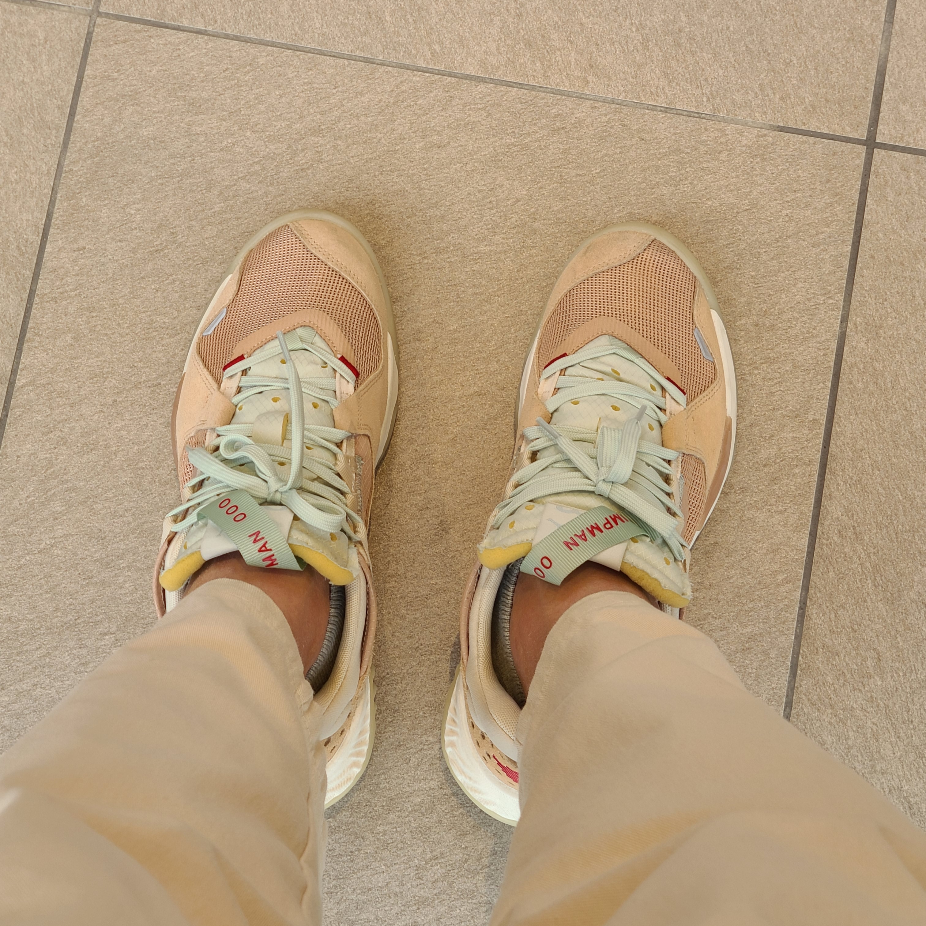 Jordan Delta SP Vachetta Tan 착용 스타일