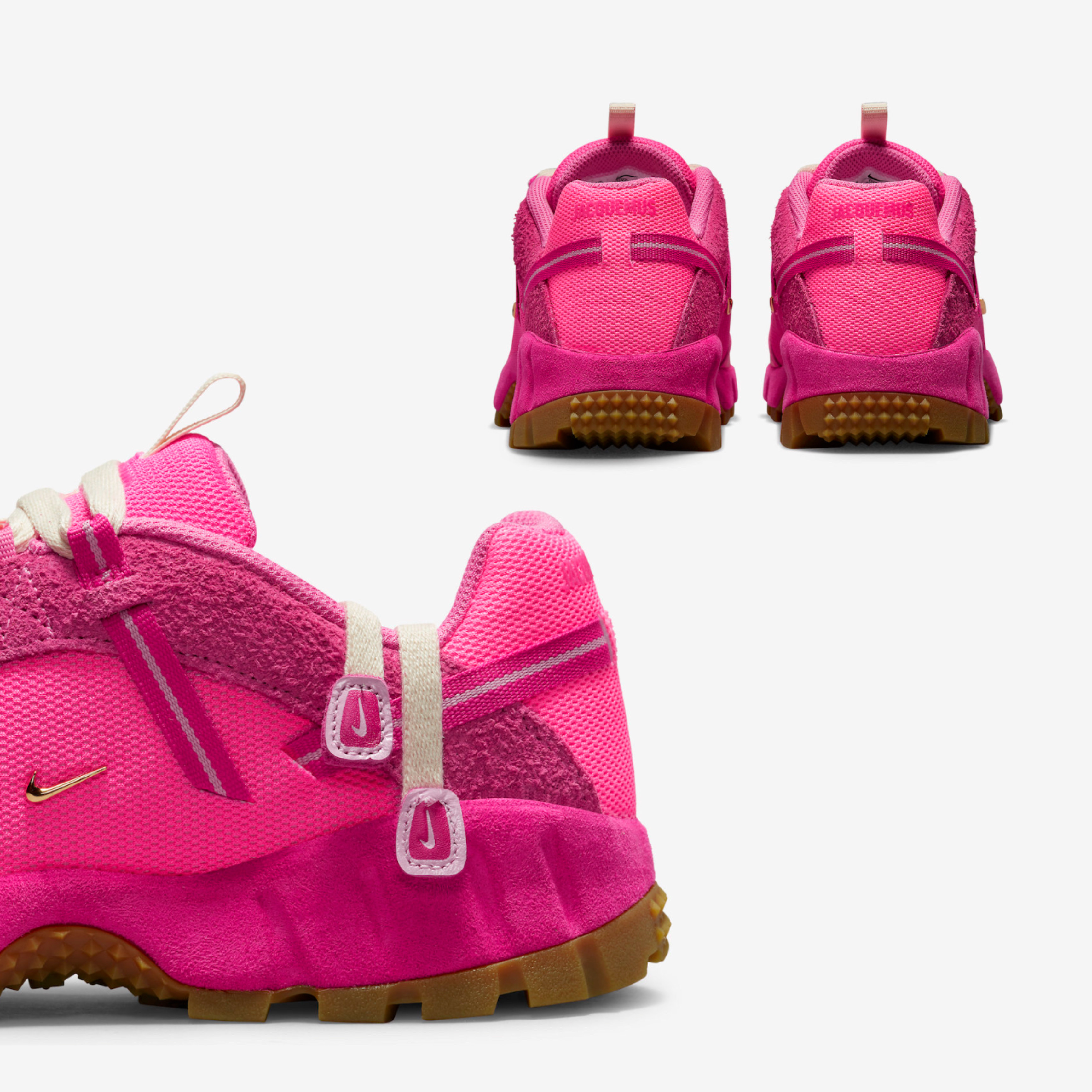 Nike x Jacquemus Air Humara LX Pink Flash 착용 스타일 - 5