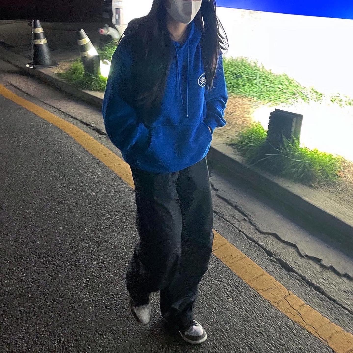 Dada Logo Hoodie Blue, Nike SB Dunk Low Pro Clear Jade 착용 스타일