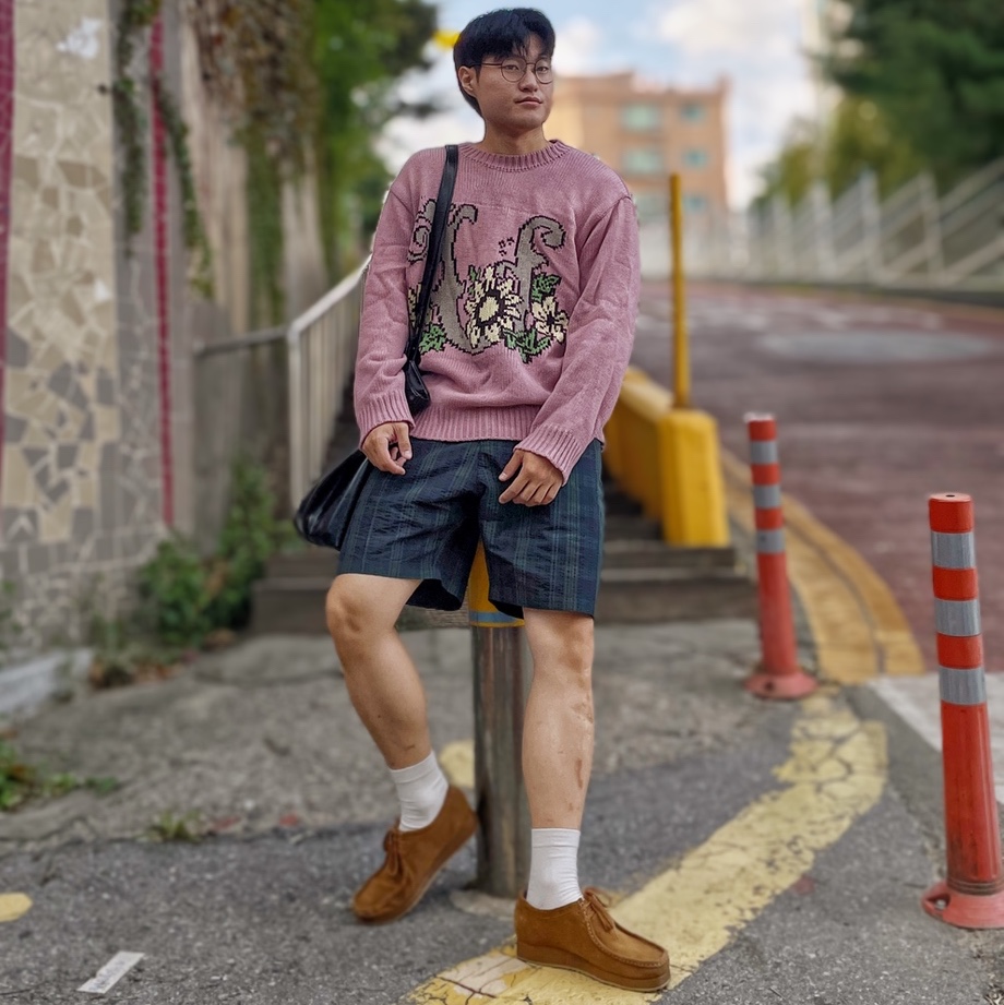 Clarks x Thisisneverthat Wallabee Maple 착용 스타일