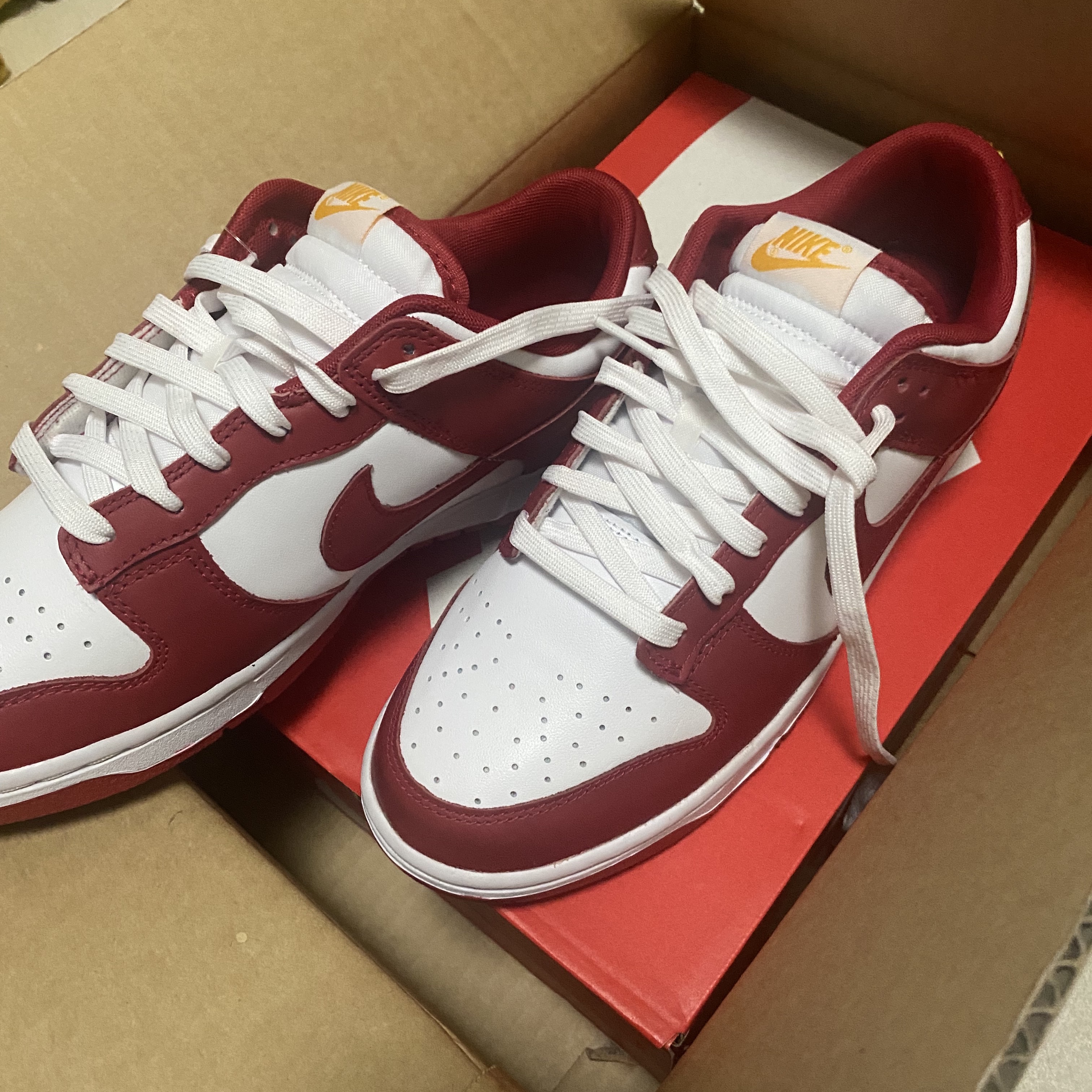 Nike Dunk Low Retro Gym Red 착용 스타일 - 2