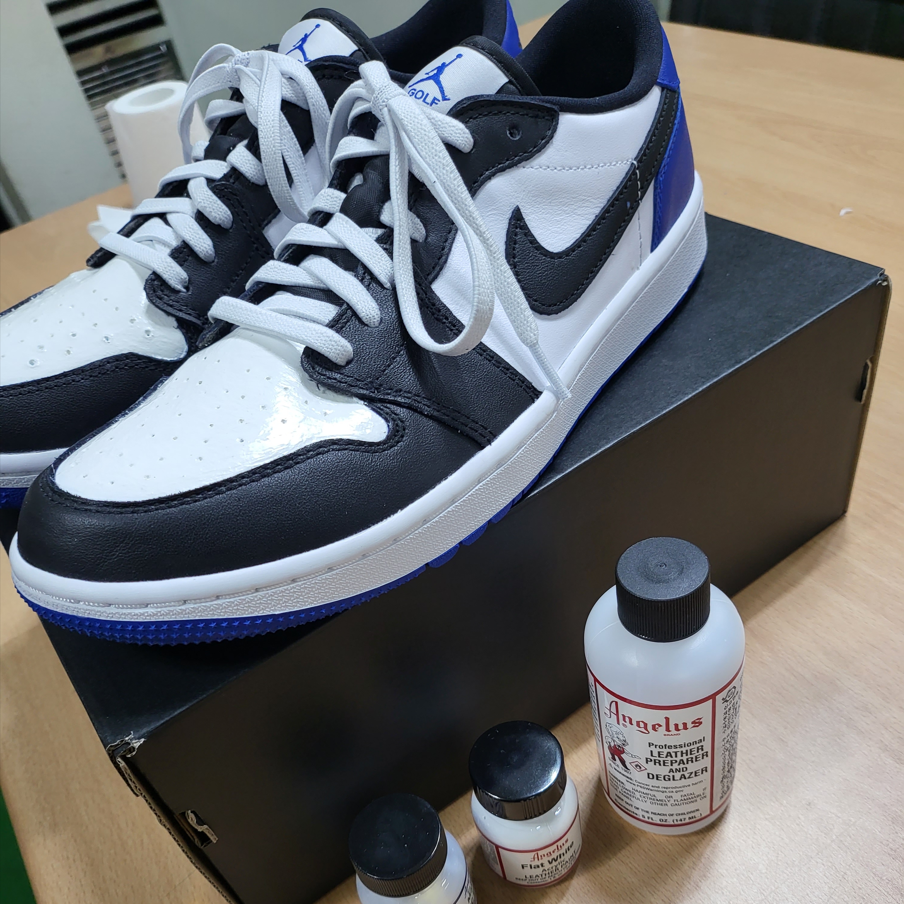 Jordan 1 Low Golf Sport Royal 착용 스타일