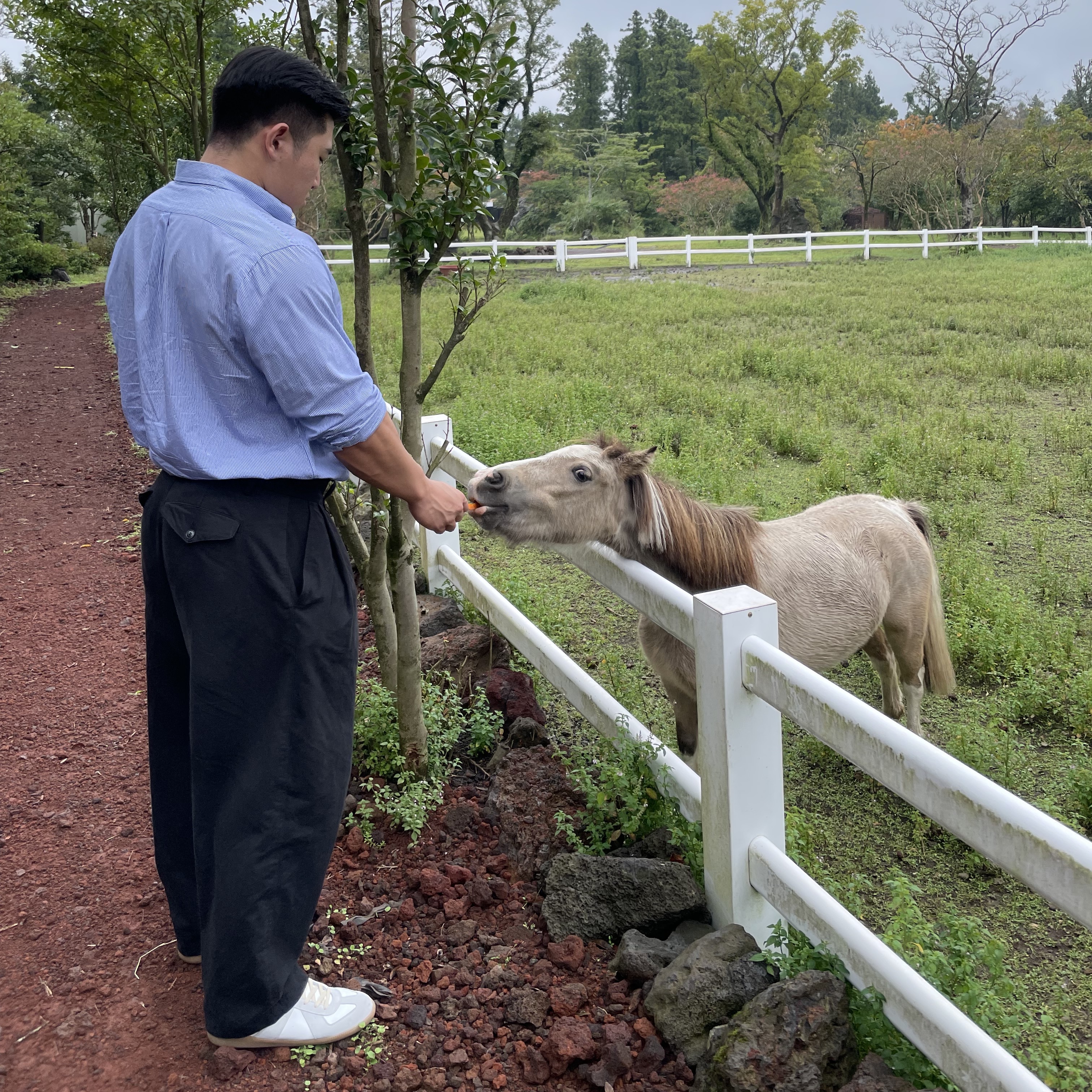 Maison Margiela Calfskin Replica Sneakers 착용 스타일