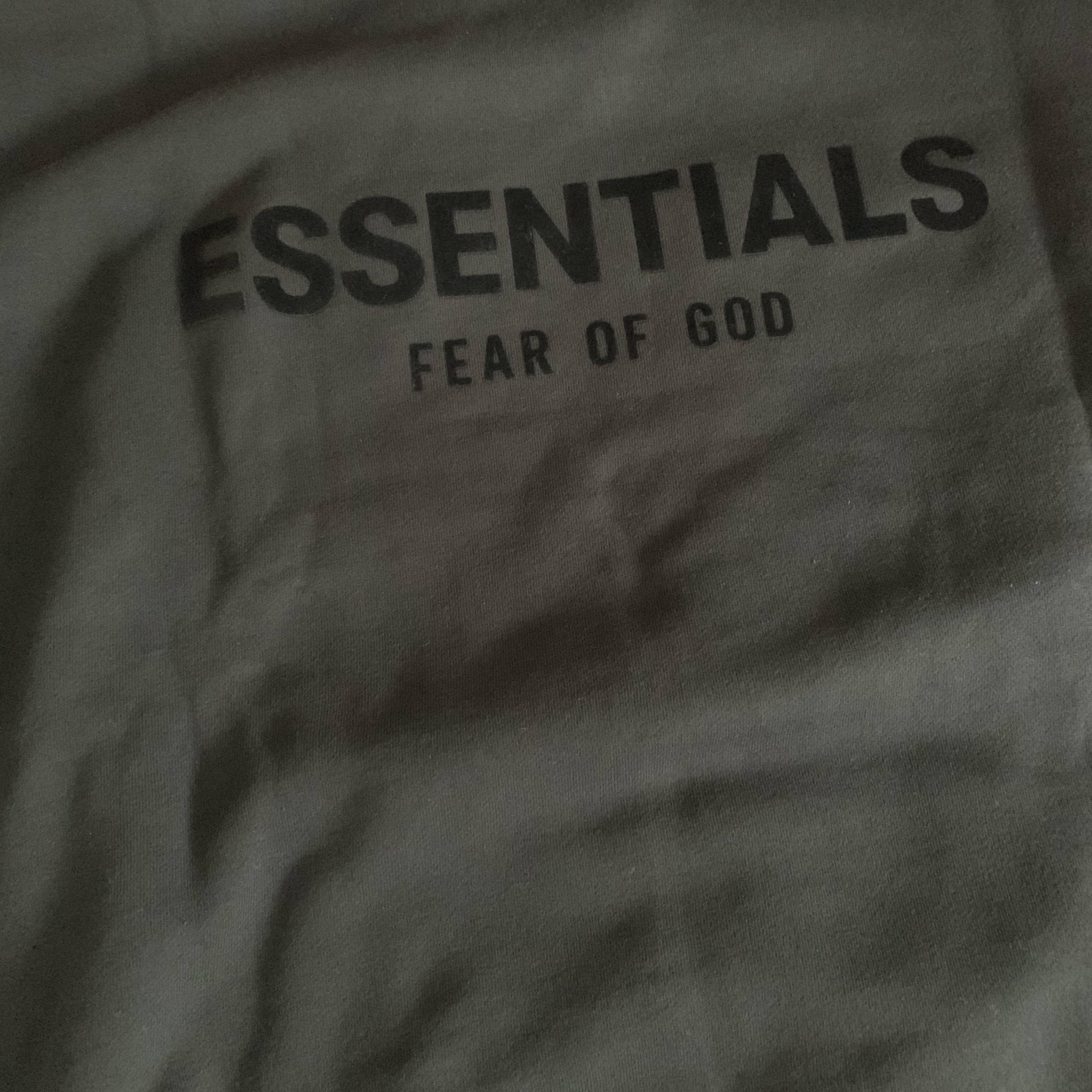 Essentials The Core Collection Hoodie Stretch Limo 착용 스타일 - 2