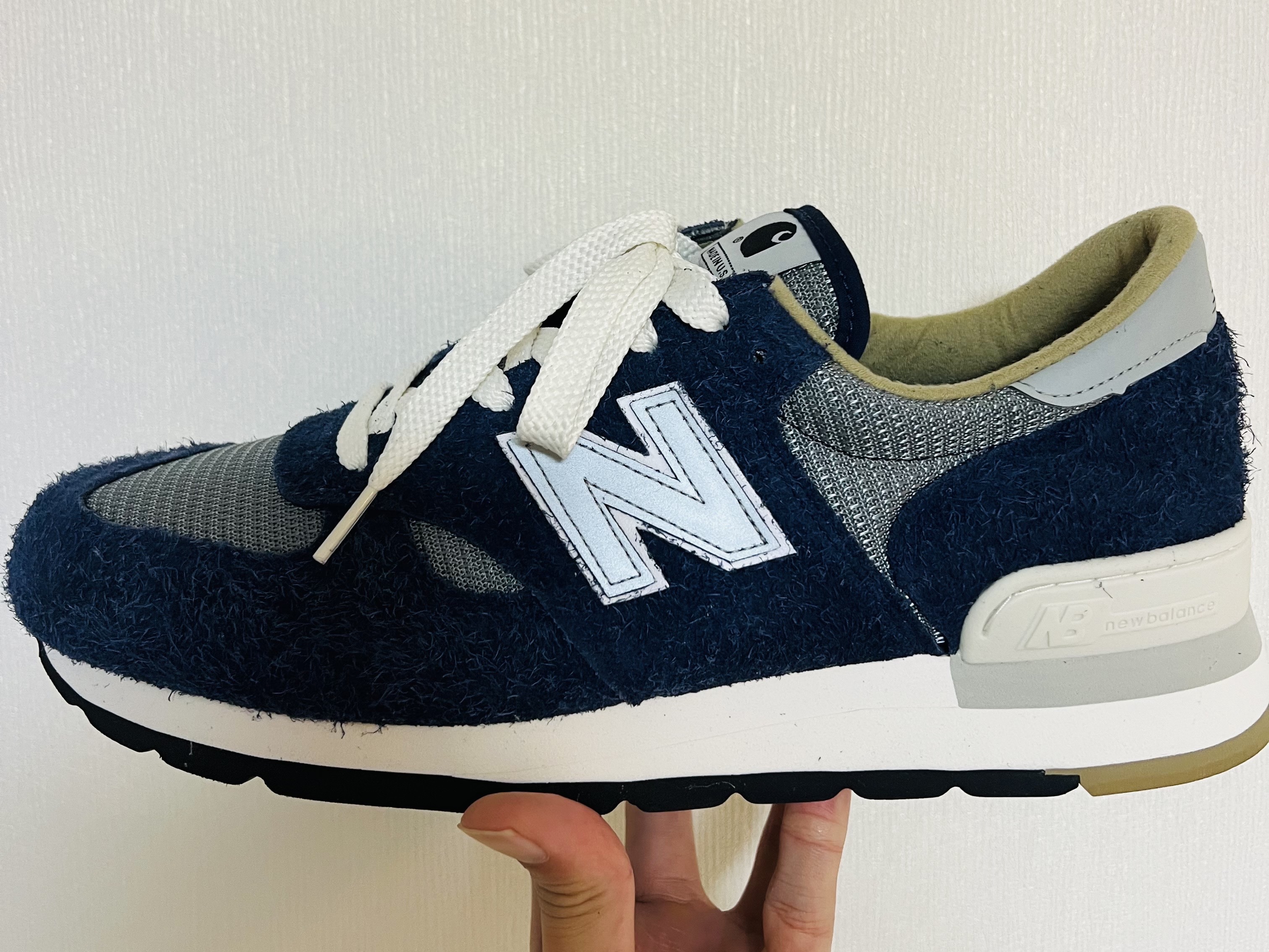 New Balance x Carhartt WIP 990v1 Made in USA Sculpture Center, New Balance 990v1 Made in USA Marblehead Incense 착용 스타일 - 3