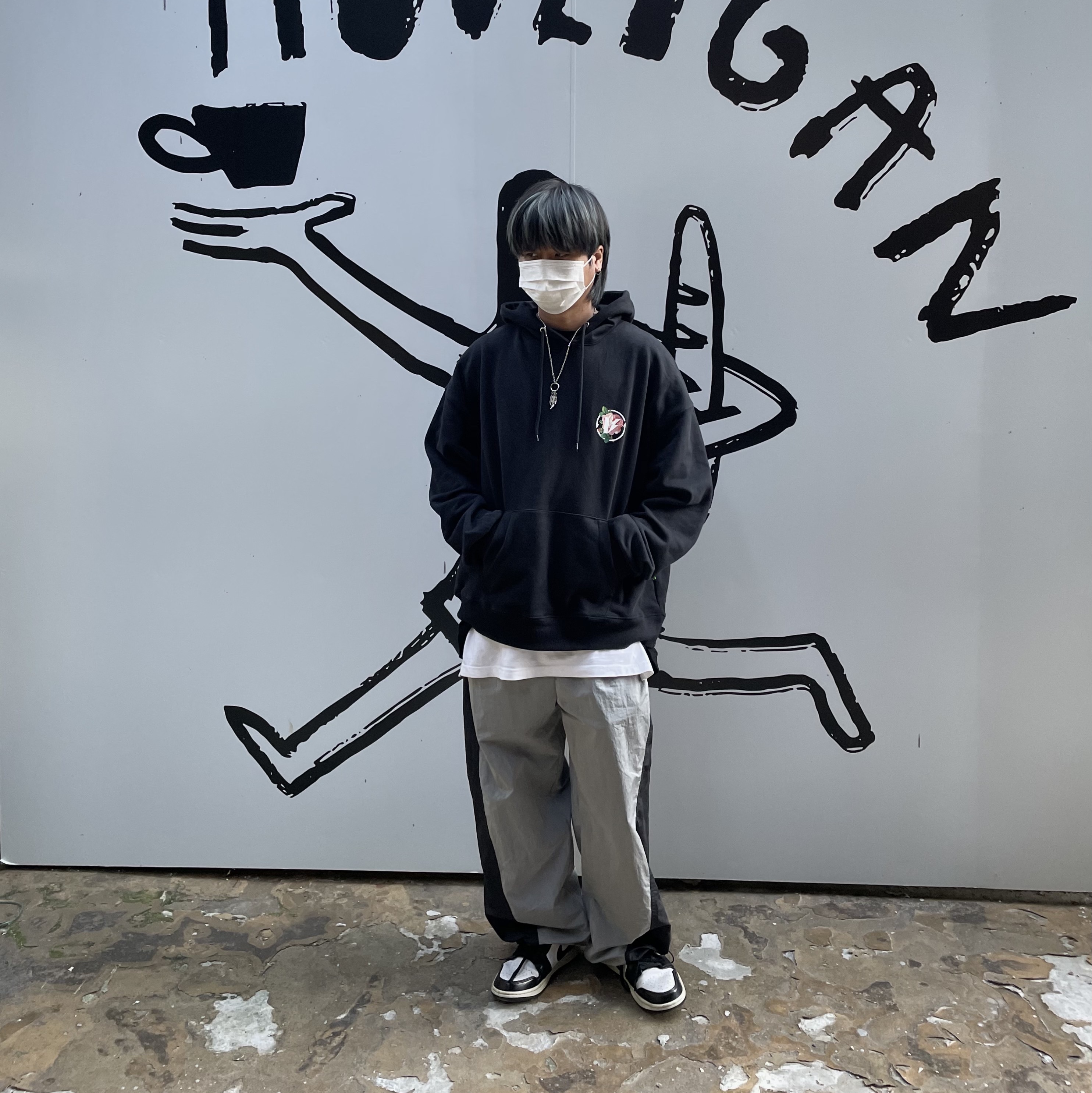 Jordan 1 Mid SE ASW Black 착용 스타일 - 1