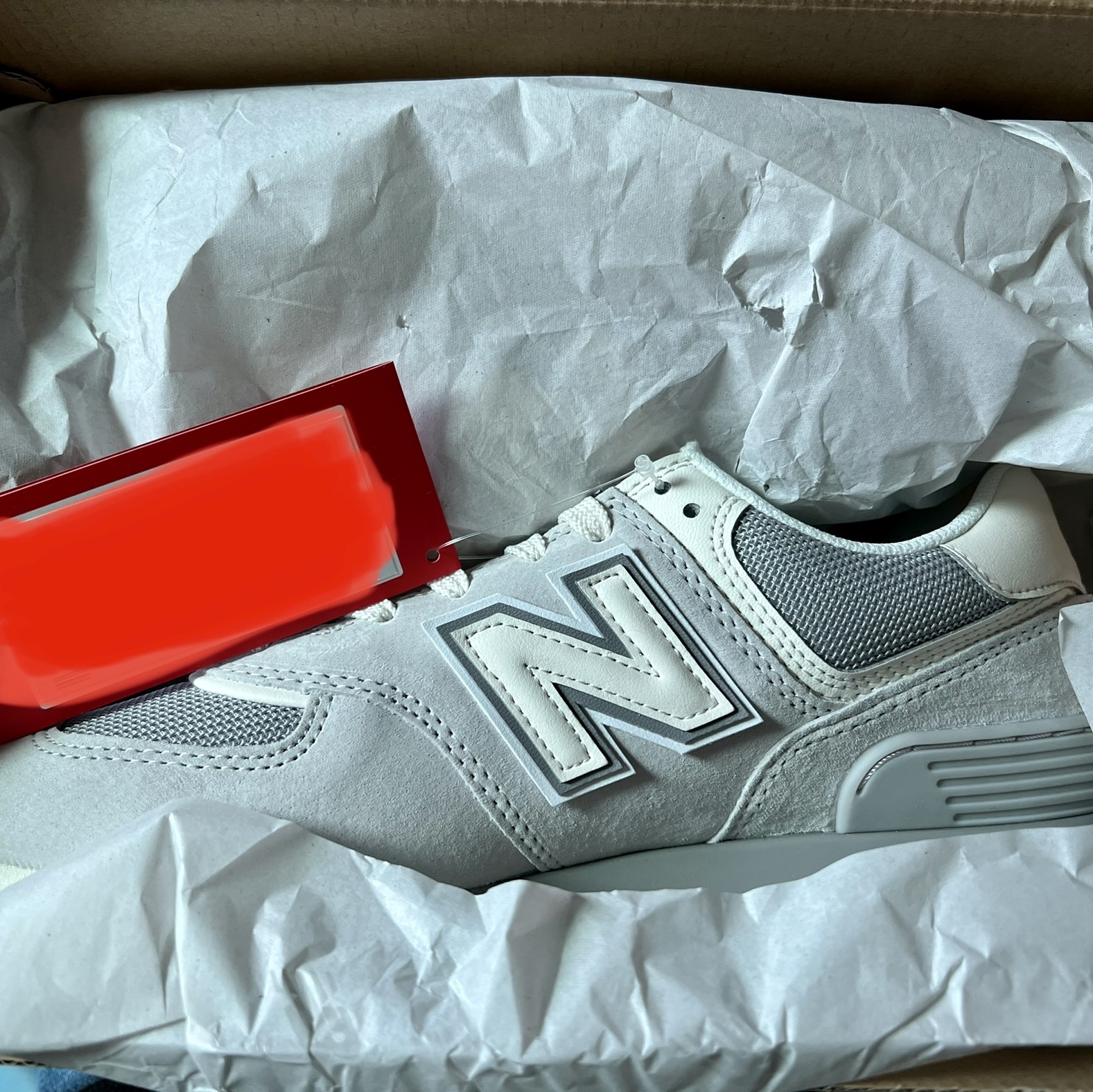 New Balance 574 Legacy Grey Sea Salt 착용 스타일 - 2