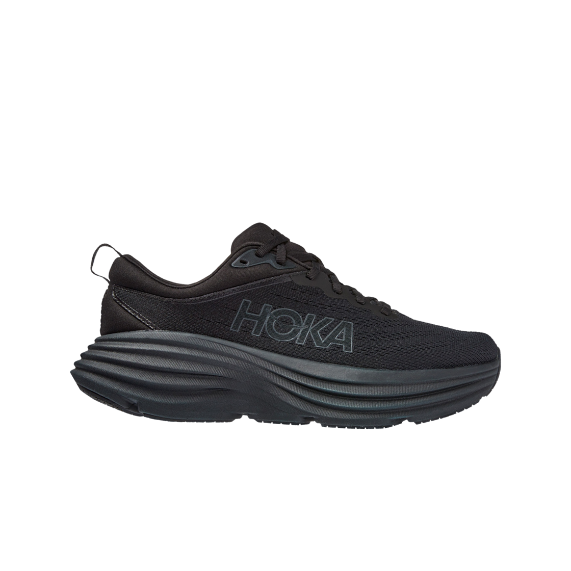호카 본디 8 블랙 - 레귤러(Hoka Bondi 8 Black - Regular)