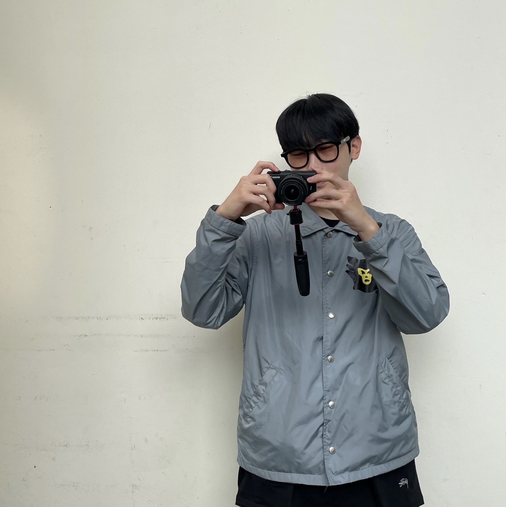 Stussy Undershirt Black (3 Pack) 착용 스타일