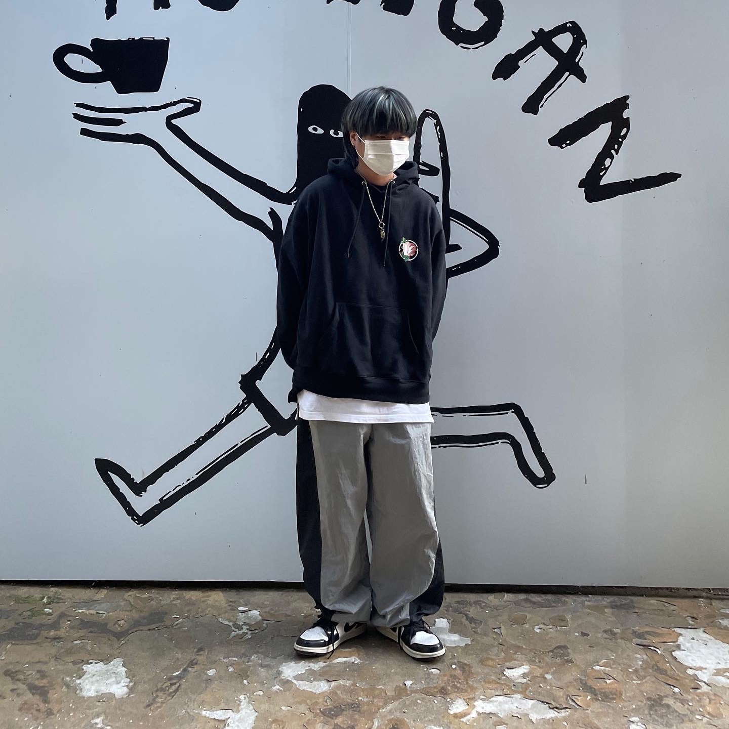Jordan 1 Mid SE ASW Black 착용 스타일 - 3