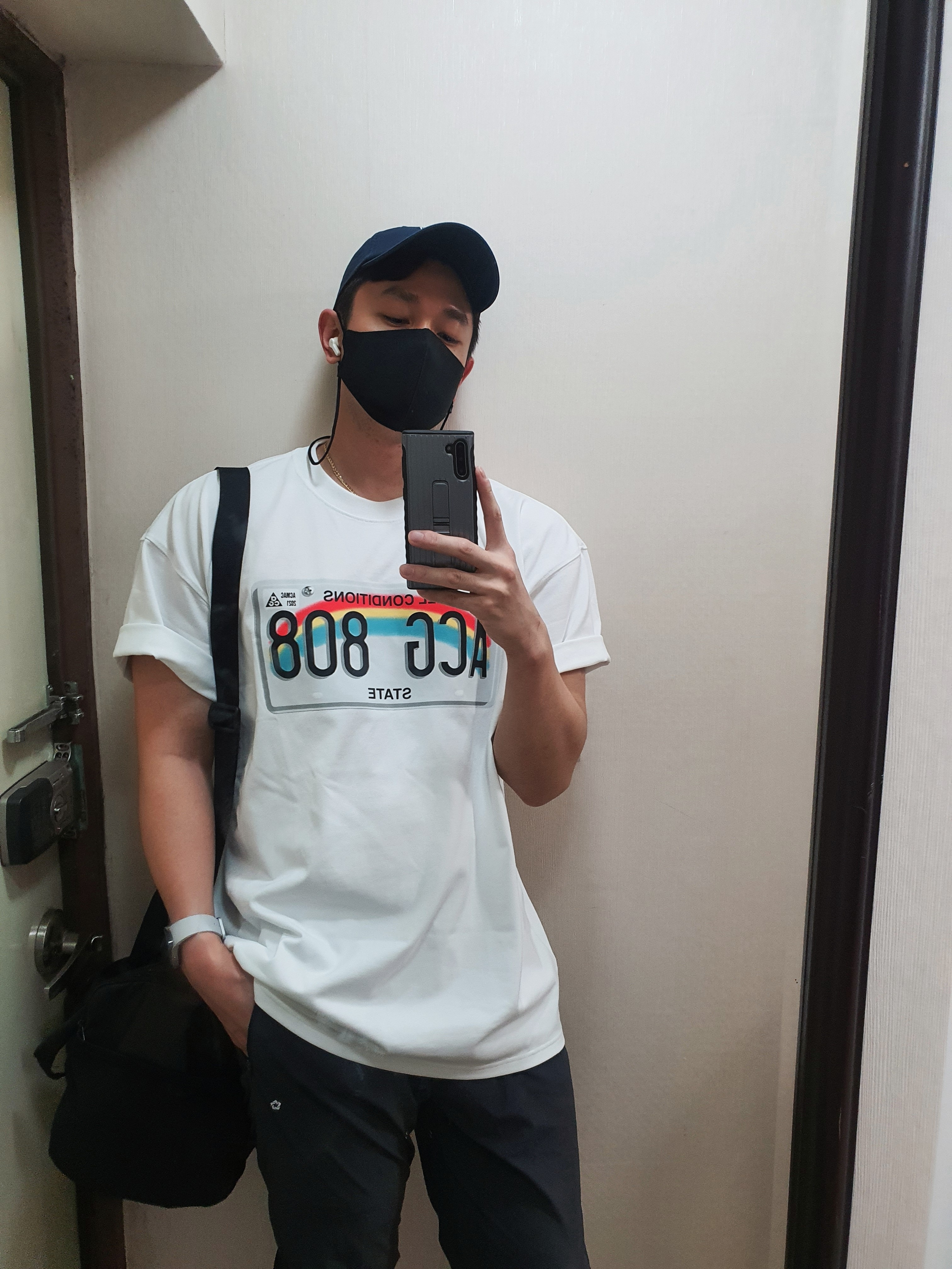 Nike ACG License Plate T-Shirt - US/EU 착용 스타일 - 1