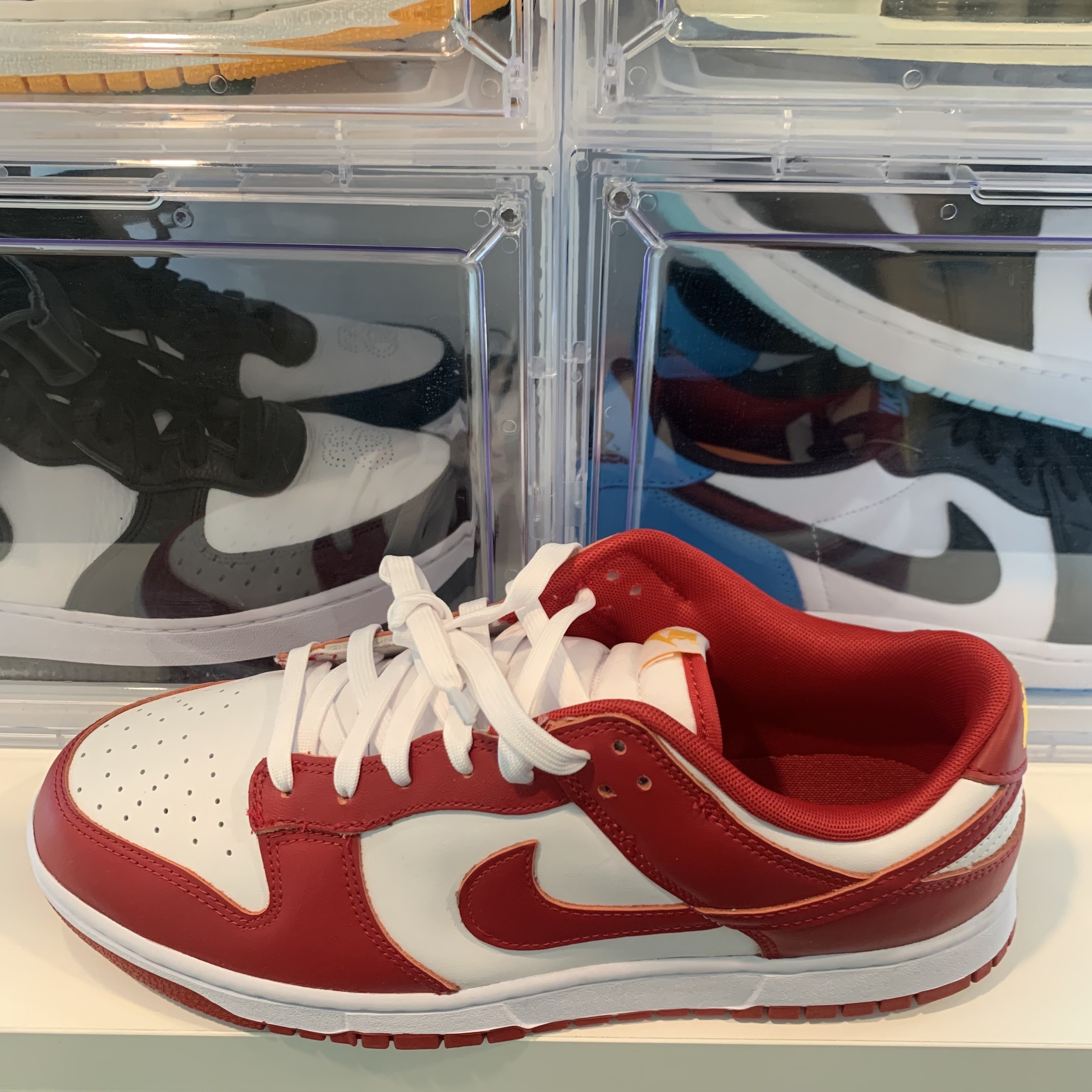 Nike Dunk Low Retro Gym Red 착용 스타일 - 3