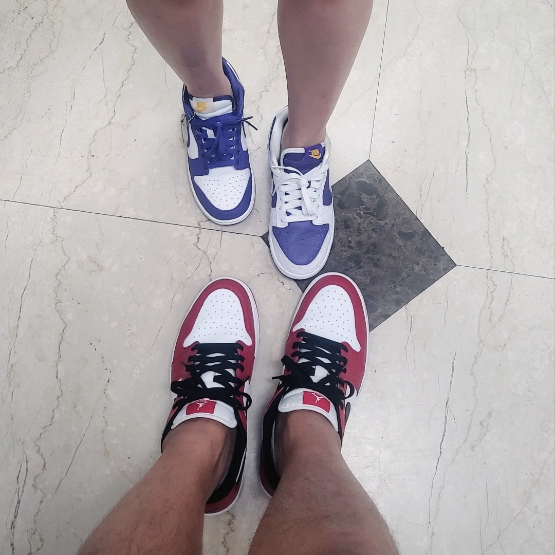 Jordan 1 Low Golf Chicago, (W) Nike Dunk Low SE Flip 착용 스타일