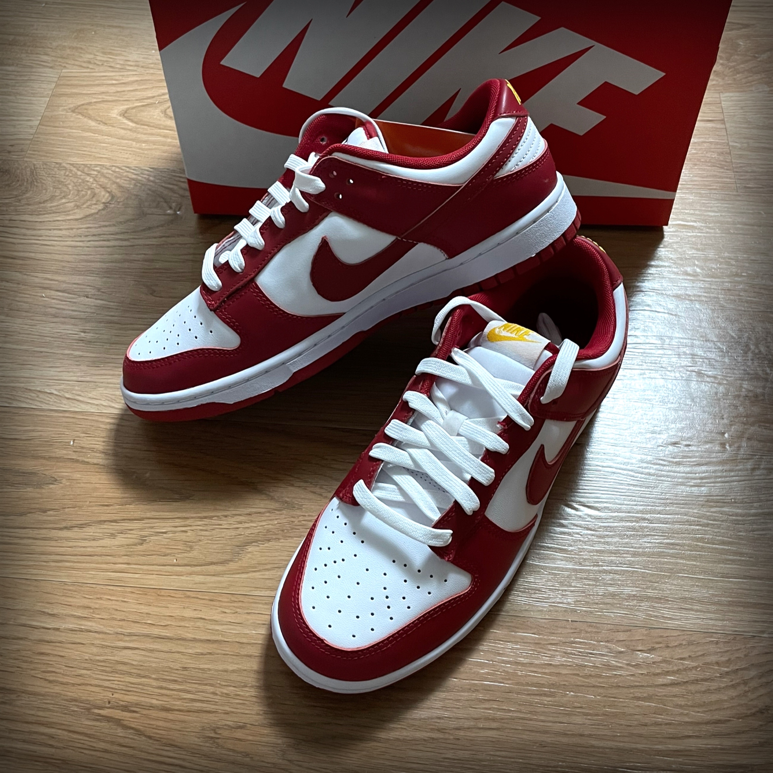 Nike Dunk Low Retro Gym Red 착용 스타일 - 2