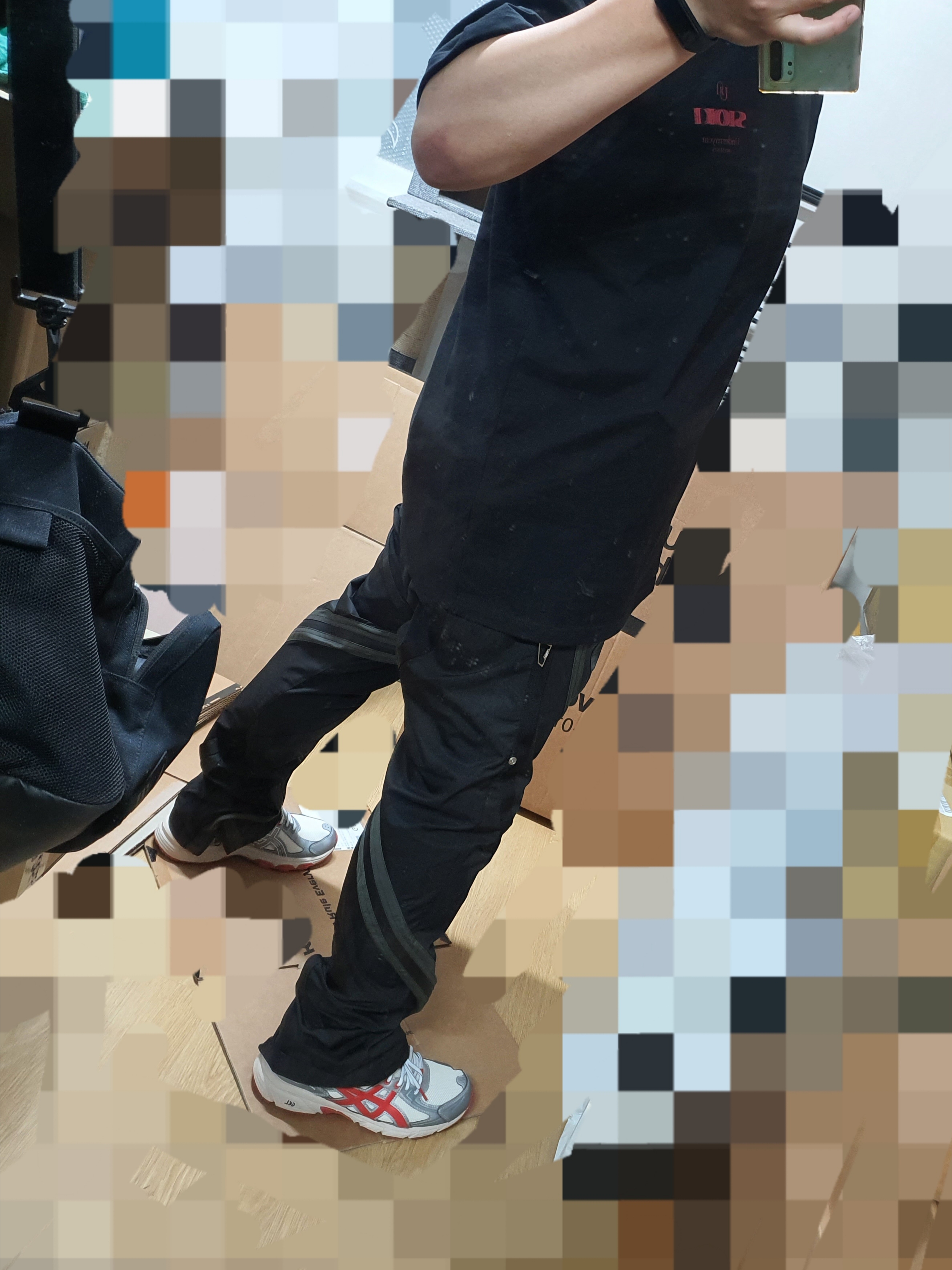 Undermycar Sioki Louisette T-Shirt Ox Blood - 22SS, (W) Asics x Kirsh Gel-Venture 6 Birch 착용 스타일 - 2