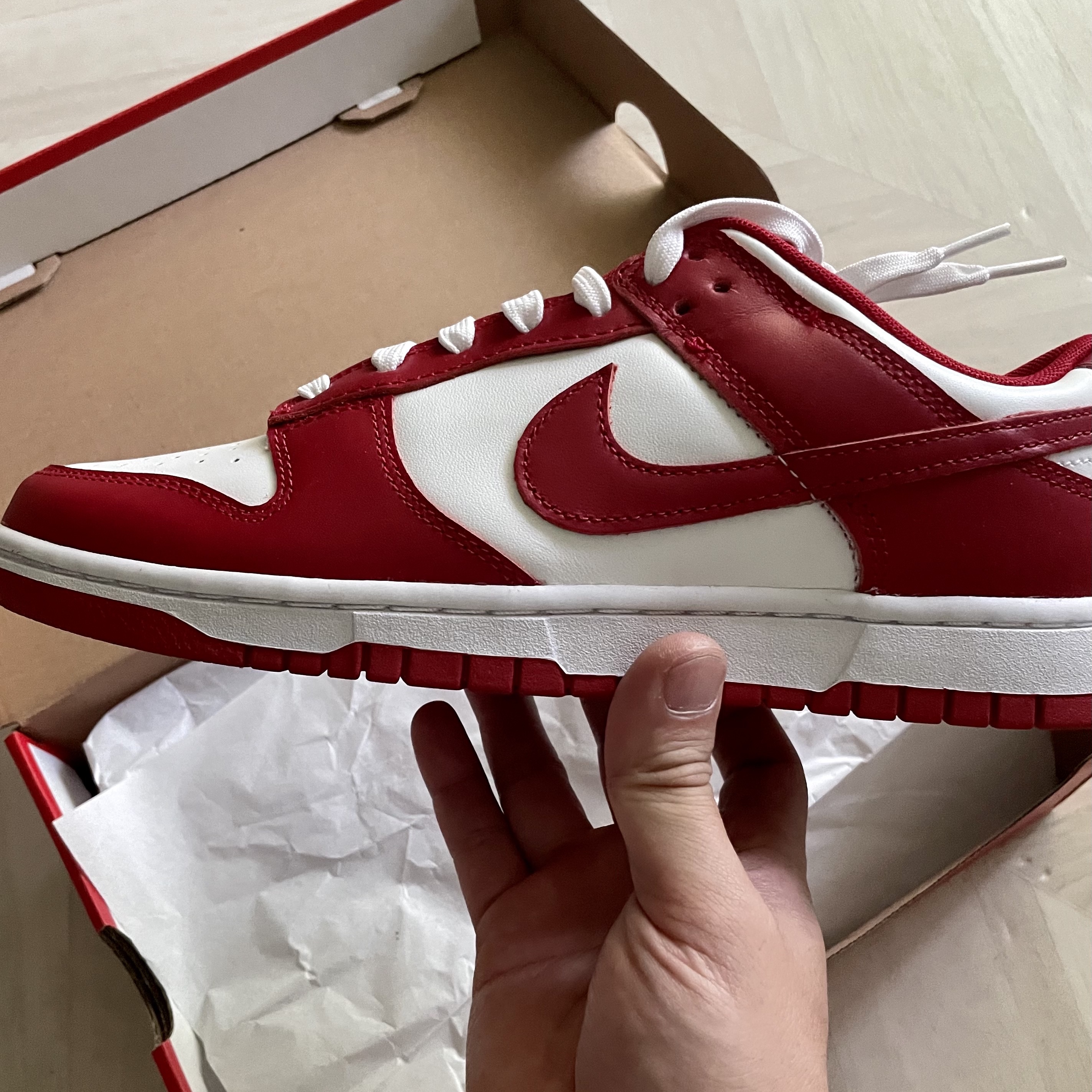 Nike Dunk Low Retro Gym Red 착용 스타일 - 2