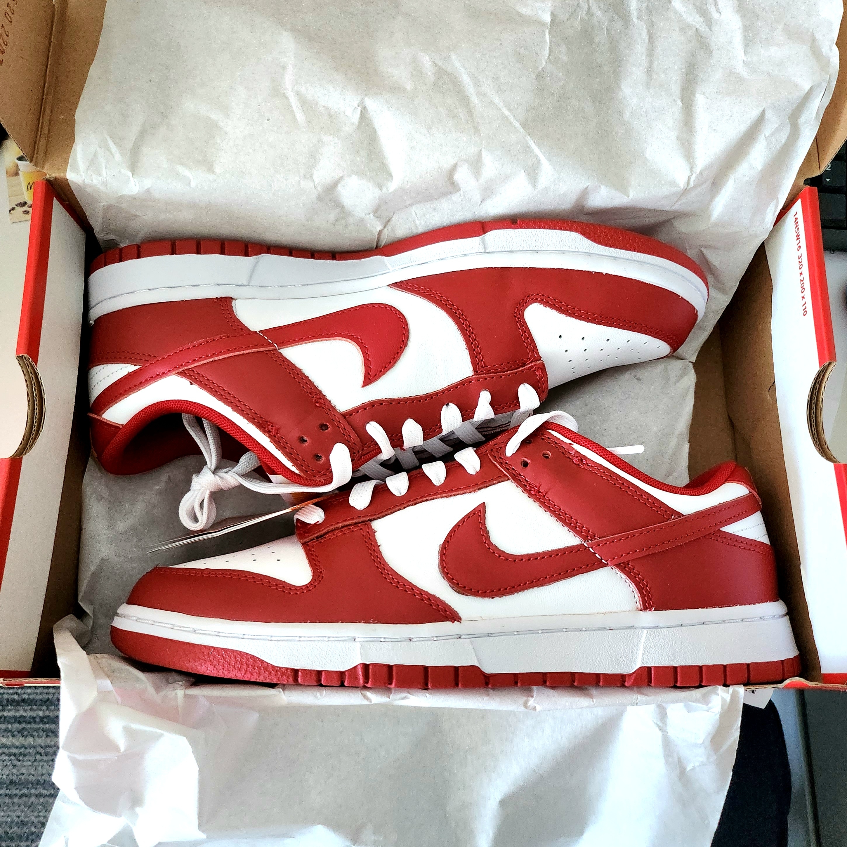 Nike Dunk Low Retro Gym Red 착용 스타일 - 2