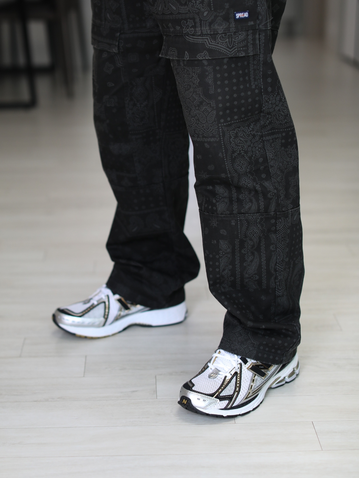 New Balance 1906R White Gold 착용 스타일 - 2
